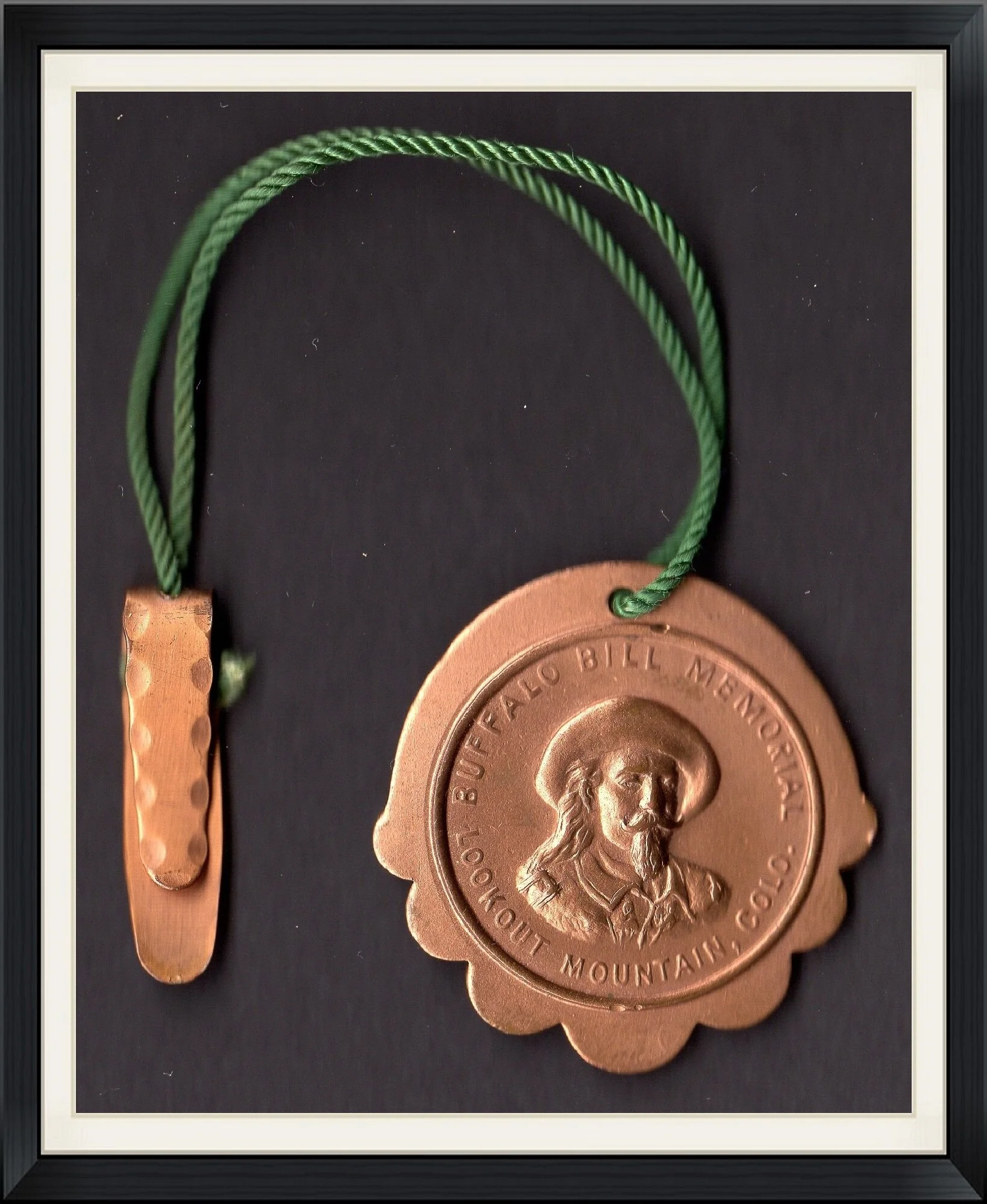 Buffalo Bill Memorial - Lookout Mountain, Colorado - Copper Coin/Metal/Round &amp; Pendant