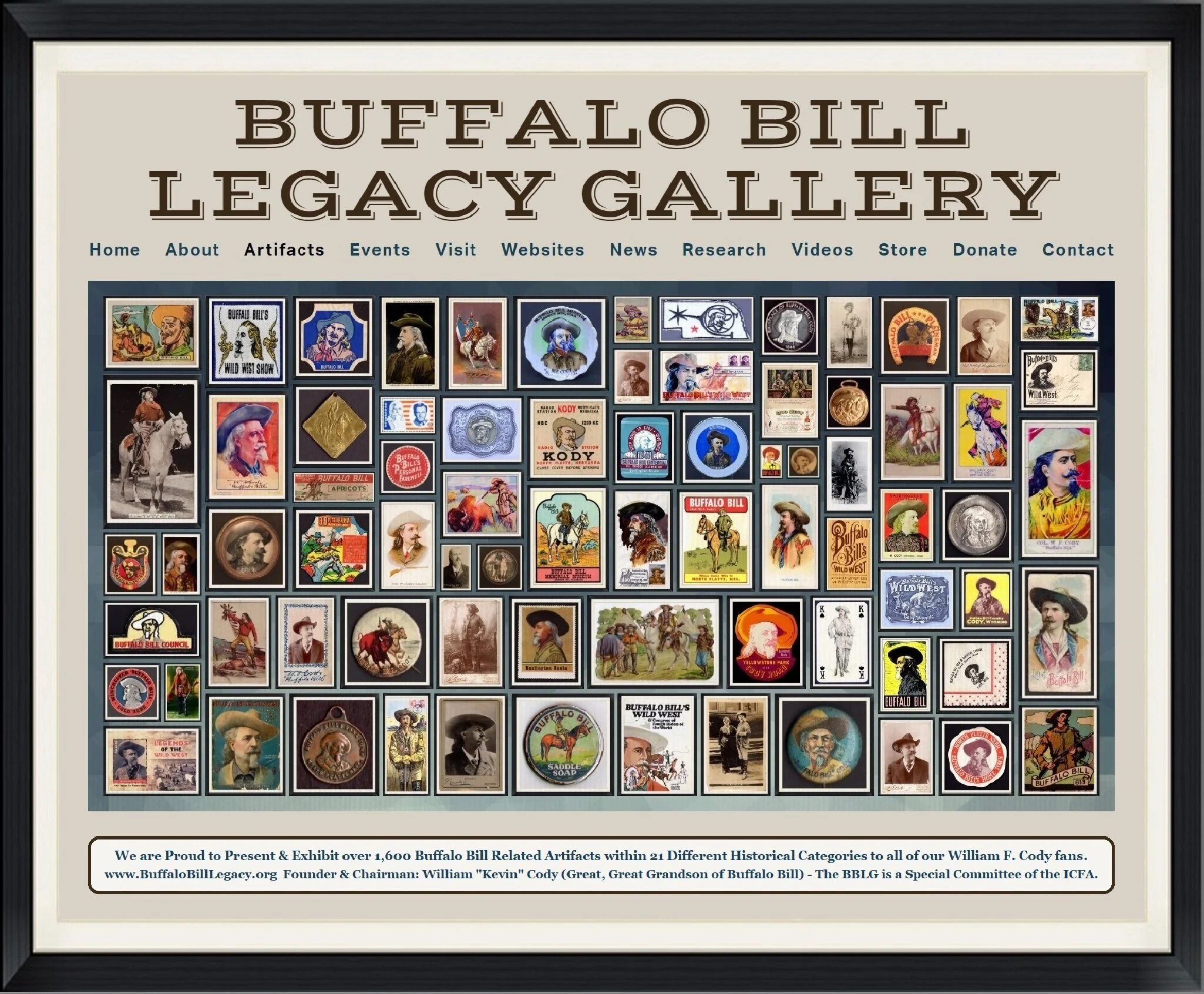 2019 Buffalo Bill Legacy Gallery Flyer by William "Kevin" Cody