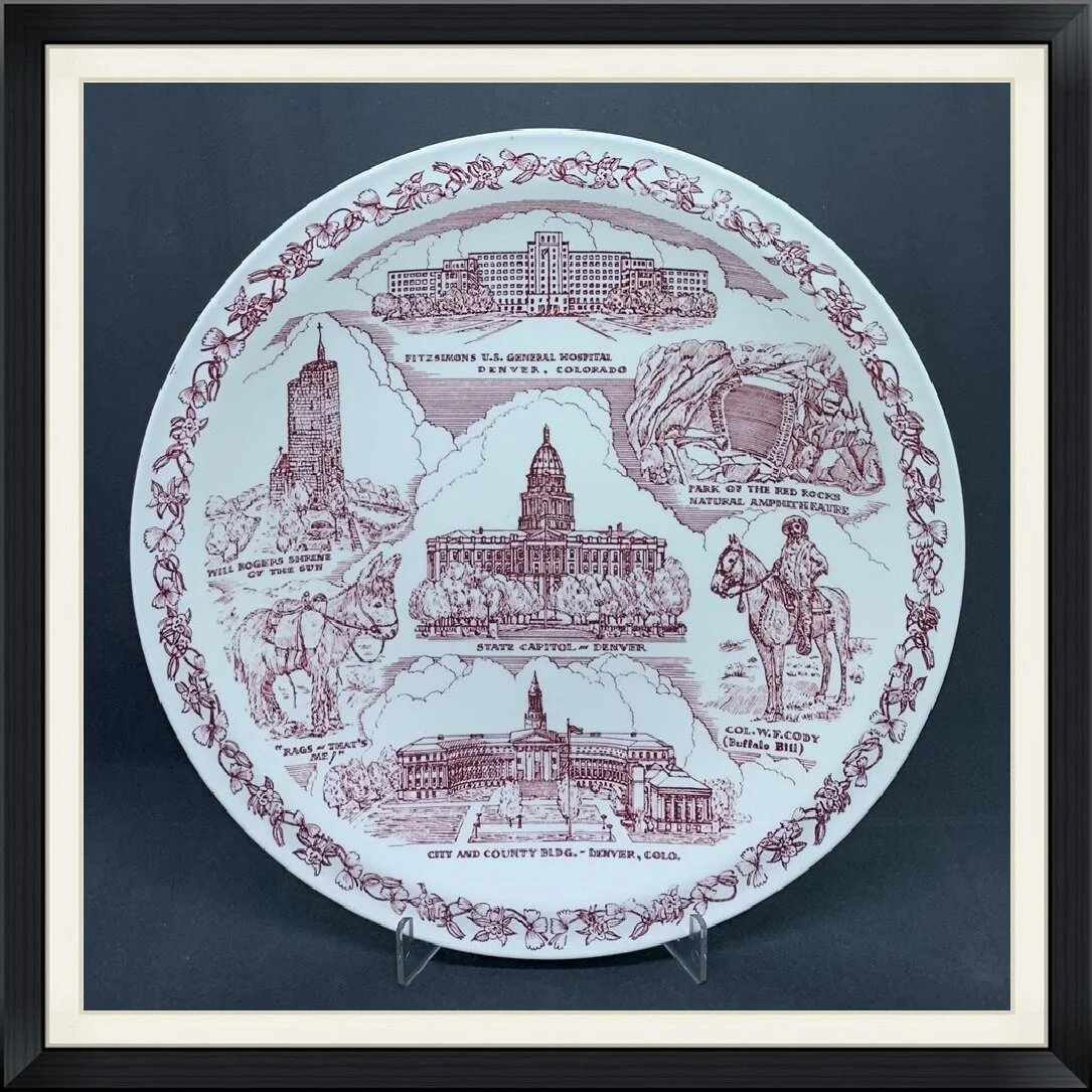 Col. W. F. Cody (Buffalo Bill) - Colorado - Plate