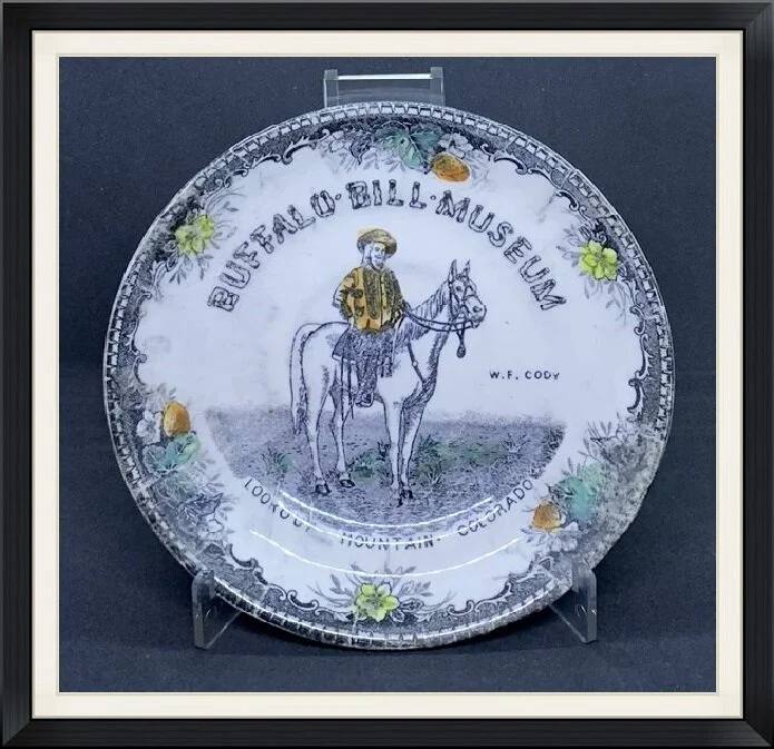 Buffalo Bill Museum - Lookout Mountain, Colorado - W. F. Cody - Travel Souvenir Plate