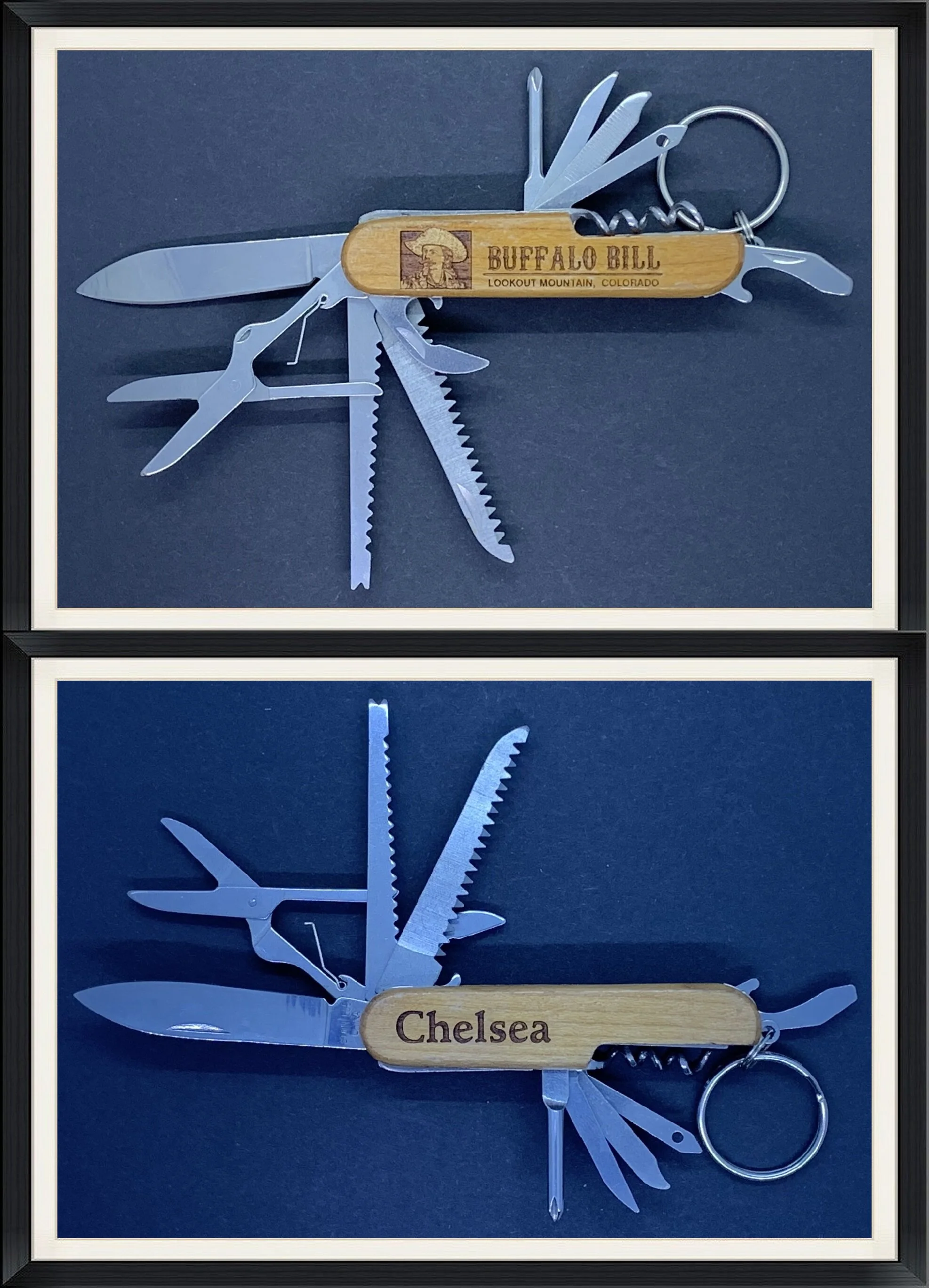 Buffalo Bill - Lookout Mountain, Colorado - Chelsea - Souvenir, Multi Blade, Knife
