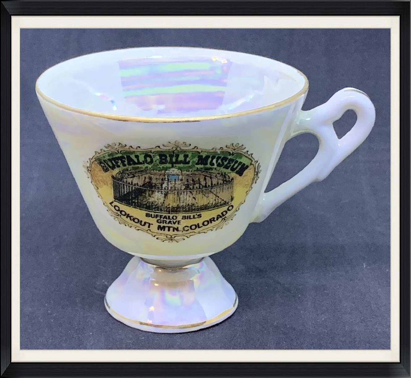 Buffalo Bill's Museum Souvenir Tin Cup 
