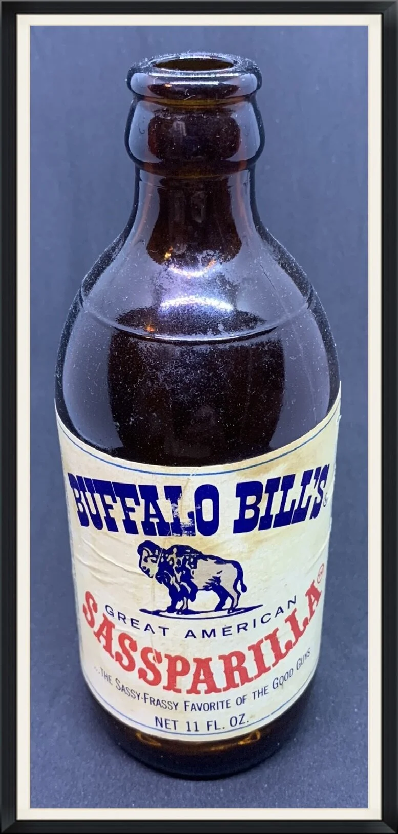 Buffalo Bill's Great American Sassparilla - The Sassy-Frassy Favorite of the Good Guys - Net 11 Fl. Oz. - Bottle