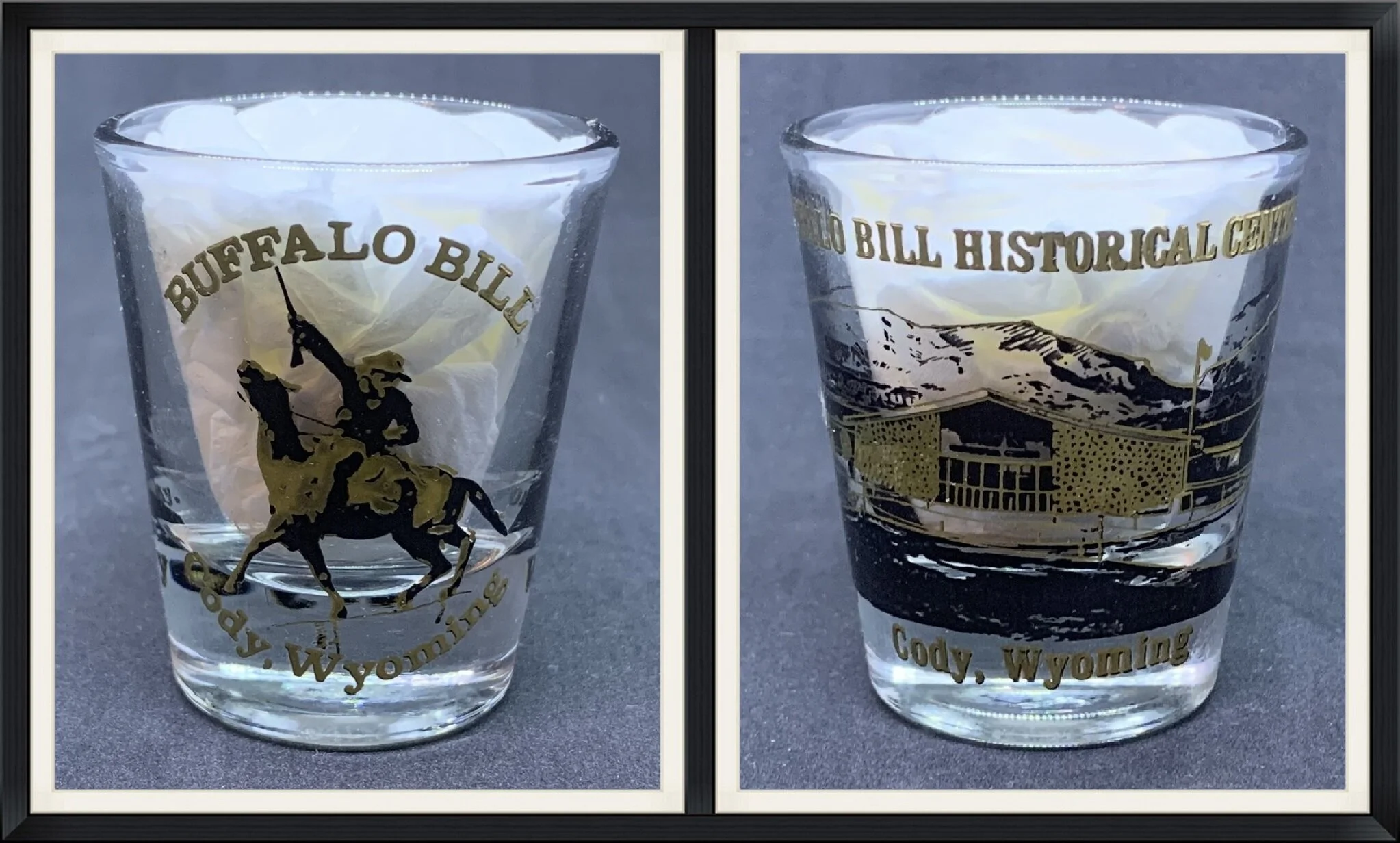 Buffalo Bill, Cody, Wyoming - Buffalo Bill Historical Center - Travel, Souvenir Shot Glass