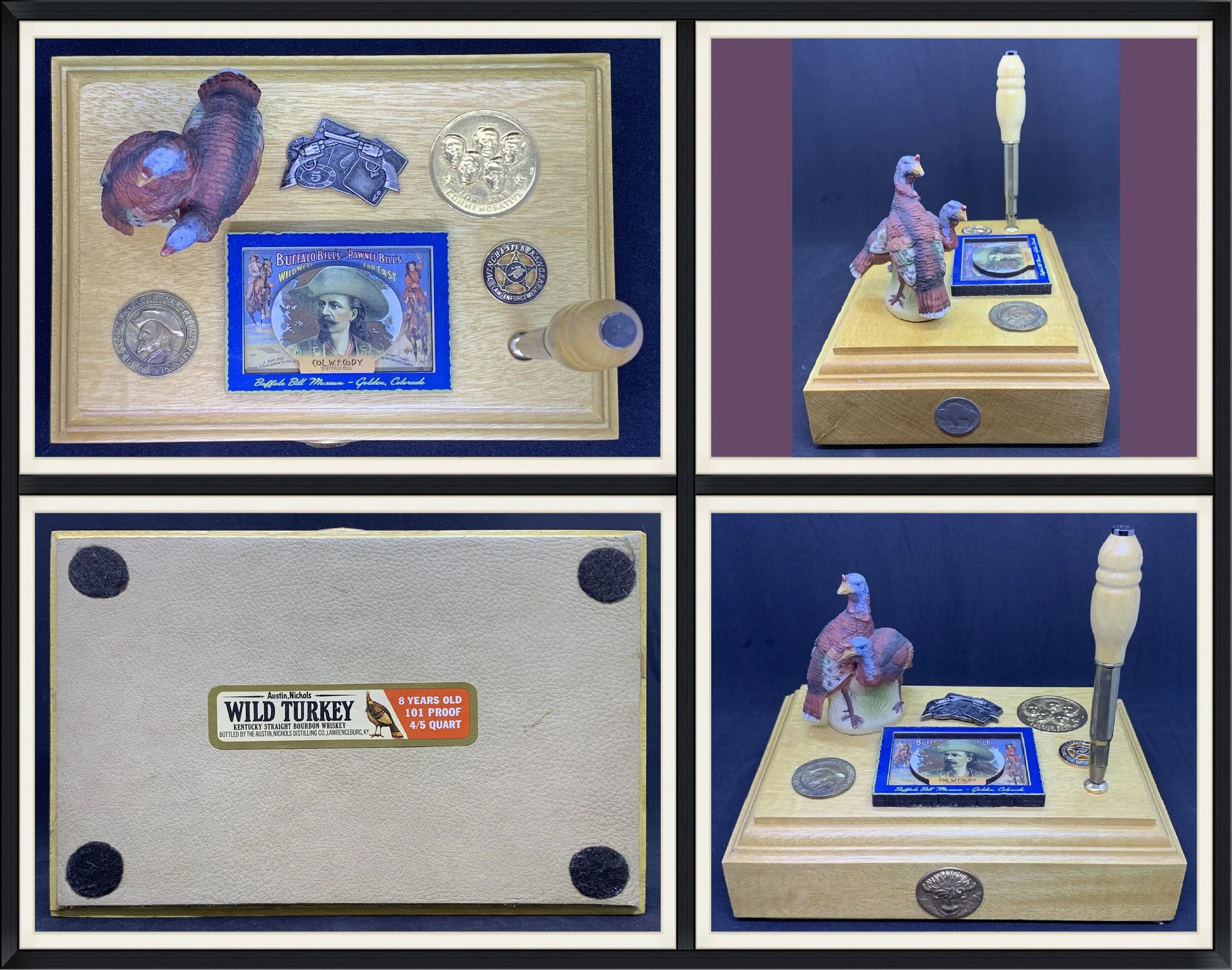 Buffalo Bill Museum - Golden, Colorado - Austin, Nichols - Wild Turkey Whiskey Pen Holder/Desk Decoration