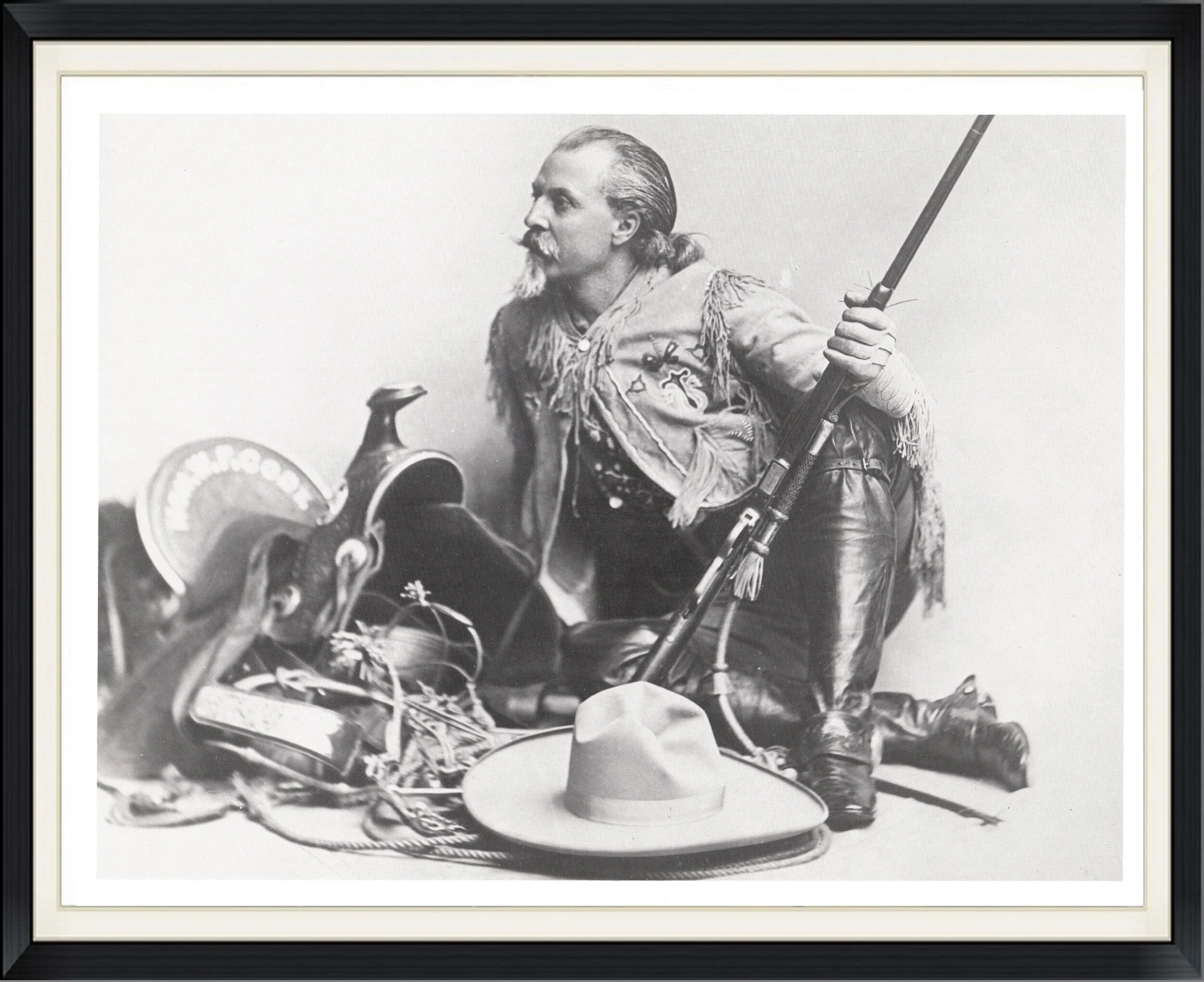Early 90's Digital Print from Original Source - Buffalo Bill 8.5" x 11" Photo Print
