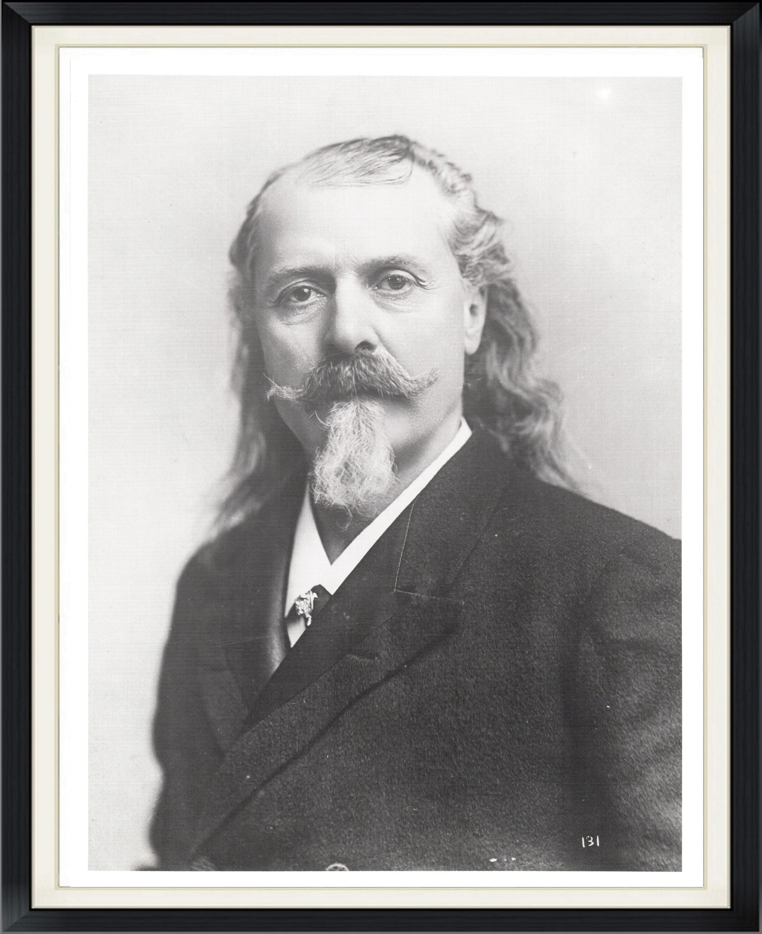 Early 90's Digital Print from Original Source - Portrait of Buffalo Bill - 8.5" x 11" Photo Print