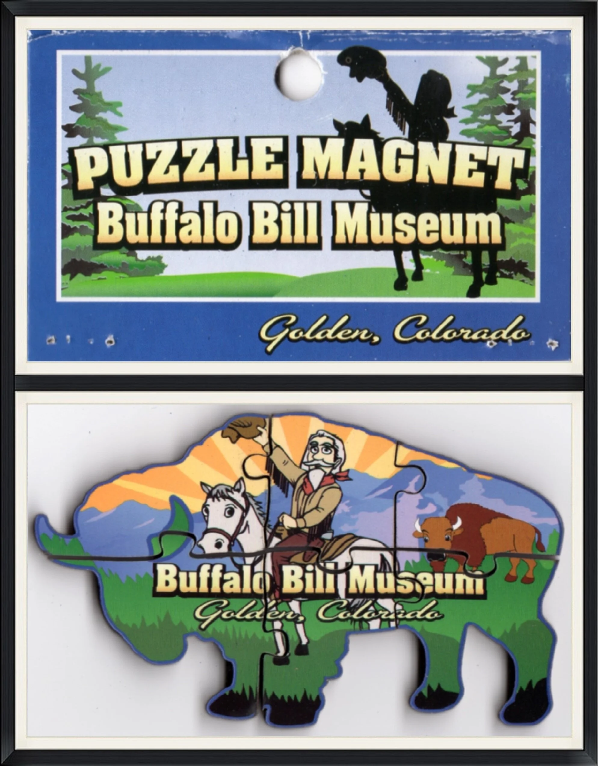 Buffalo Bill Museum, Golden, Colorado - Puzzle Magnet
