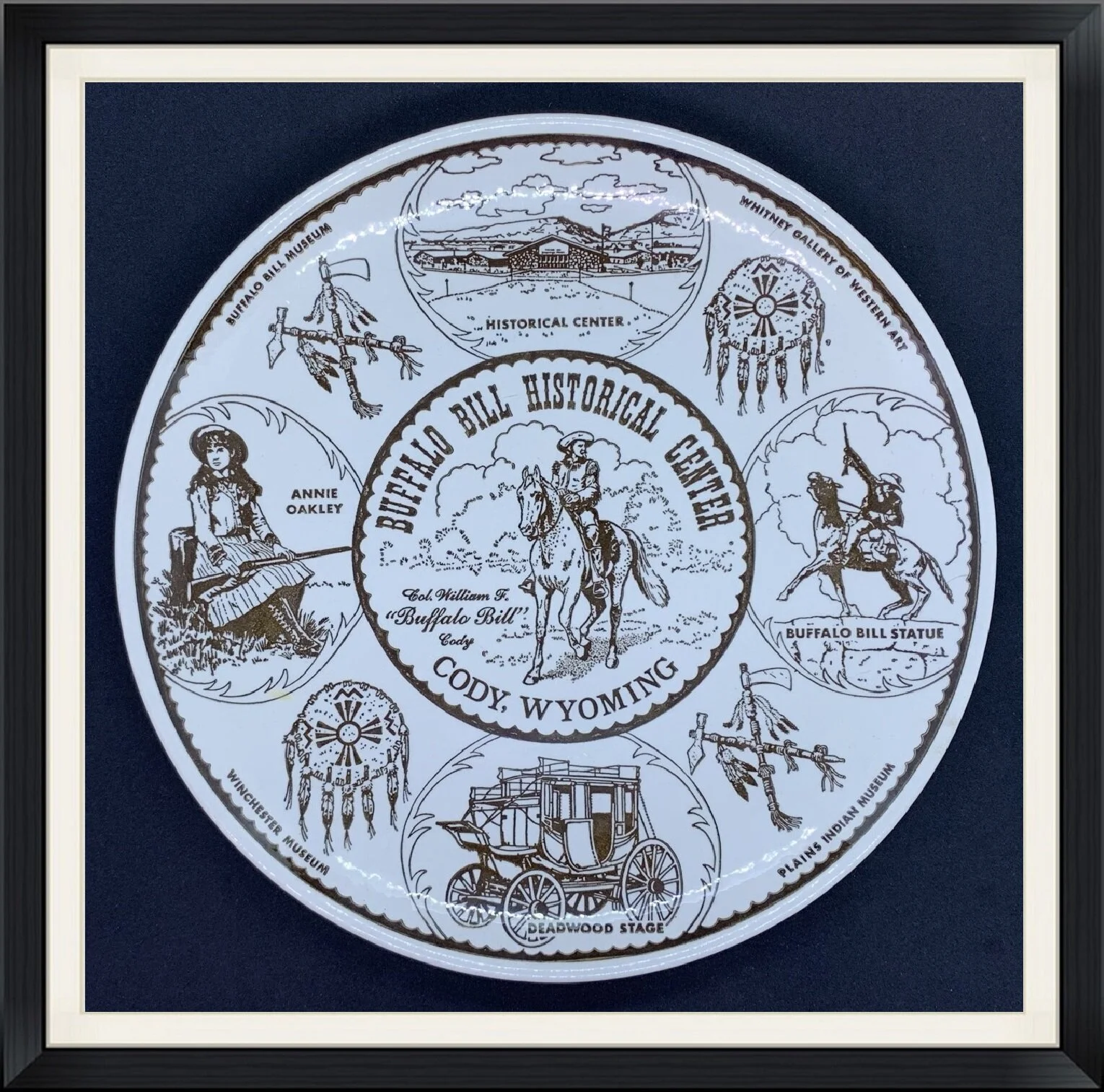 Buffalo Bill Historical Center, Cody Wyoming - Col. William F. "Buffalo Bill" Cody - Decorative Collector's Plate