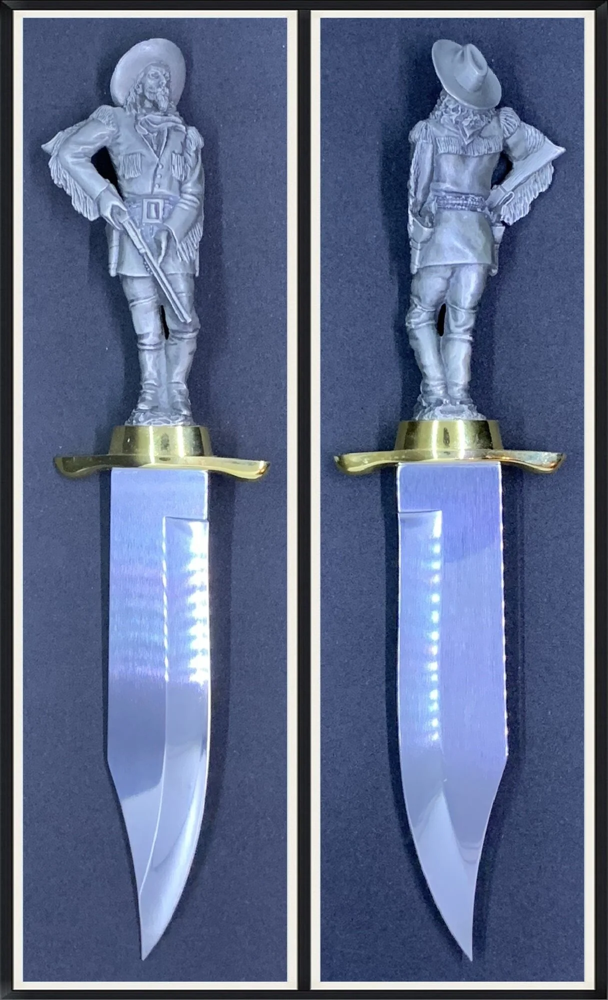 Buffalo Bill Standing atop a Souvenir Knife