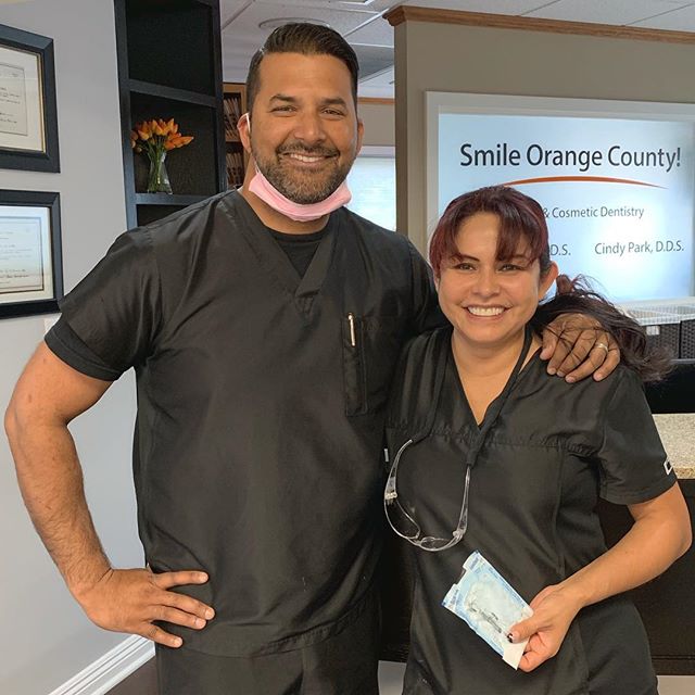 Oral Surgery Day w/ Dr. Chopra &amp; his awesome assistant Mireya. 
#oralsurgery #oralsurgeon surgeon #rda #dentistry #smileorangecounty #dentist #orangecounty #generaldentistry #cosmeticdentistry #missionviejo #southorangecounty #wisdomteeth #implan