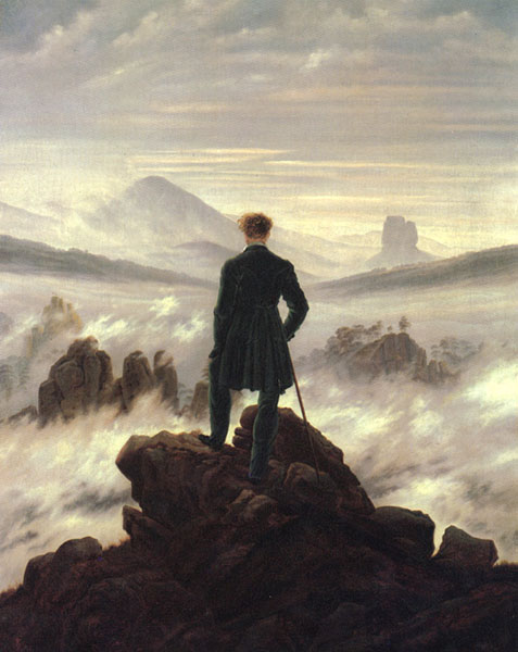 "The Wanderer" (1818) - Caspar David Friedrich