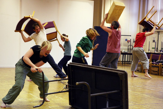 Not quite our rehearsal...