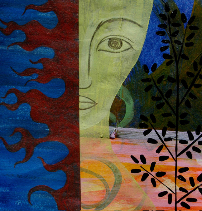 Equilíbrio (Balance), acrylic on paper