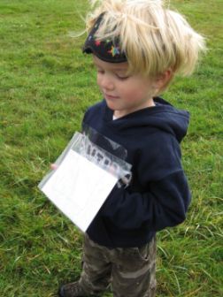  A child's successful remote view.