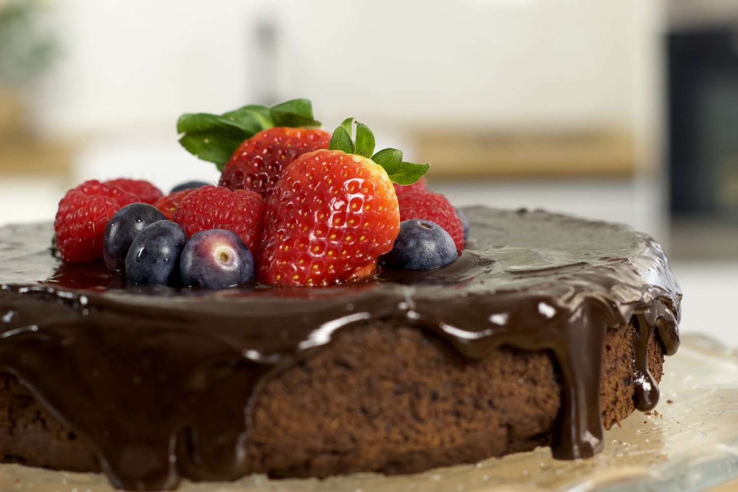 Gluten Free and Vegan Healthy Chocolate Cake Recipe