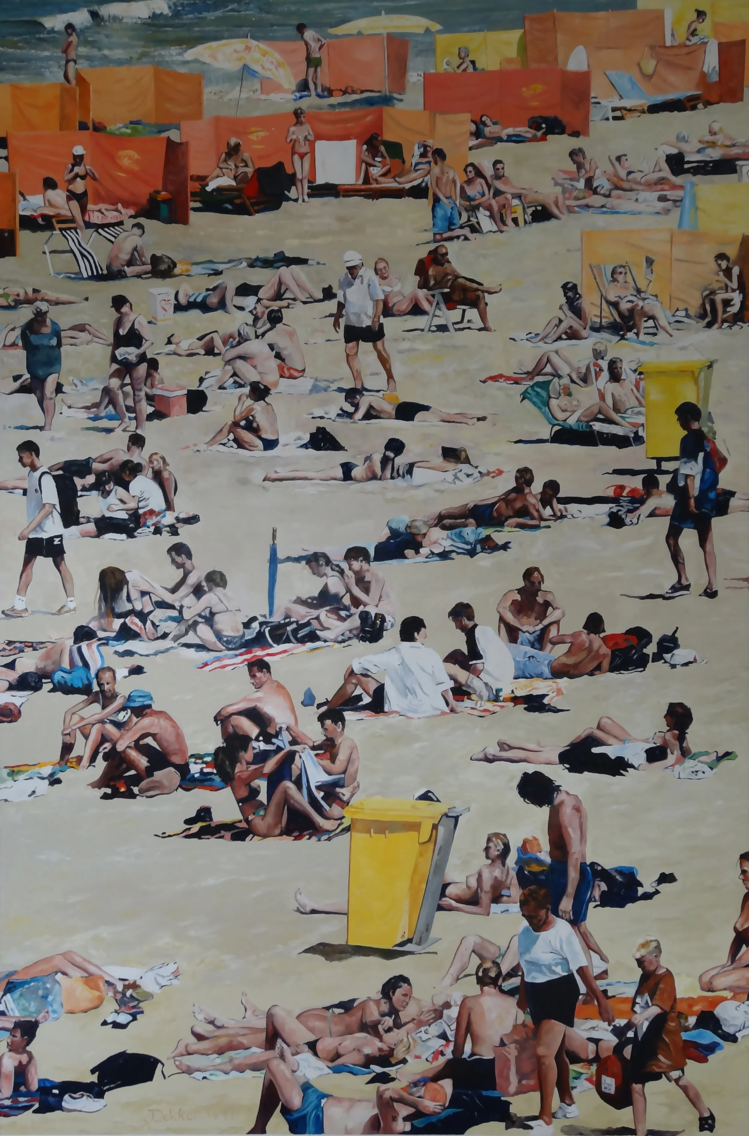 Het Noordwijkse strand