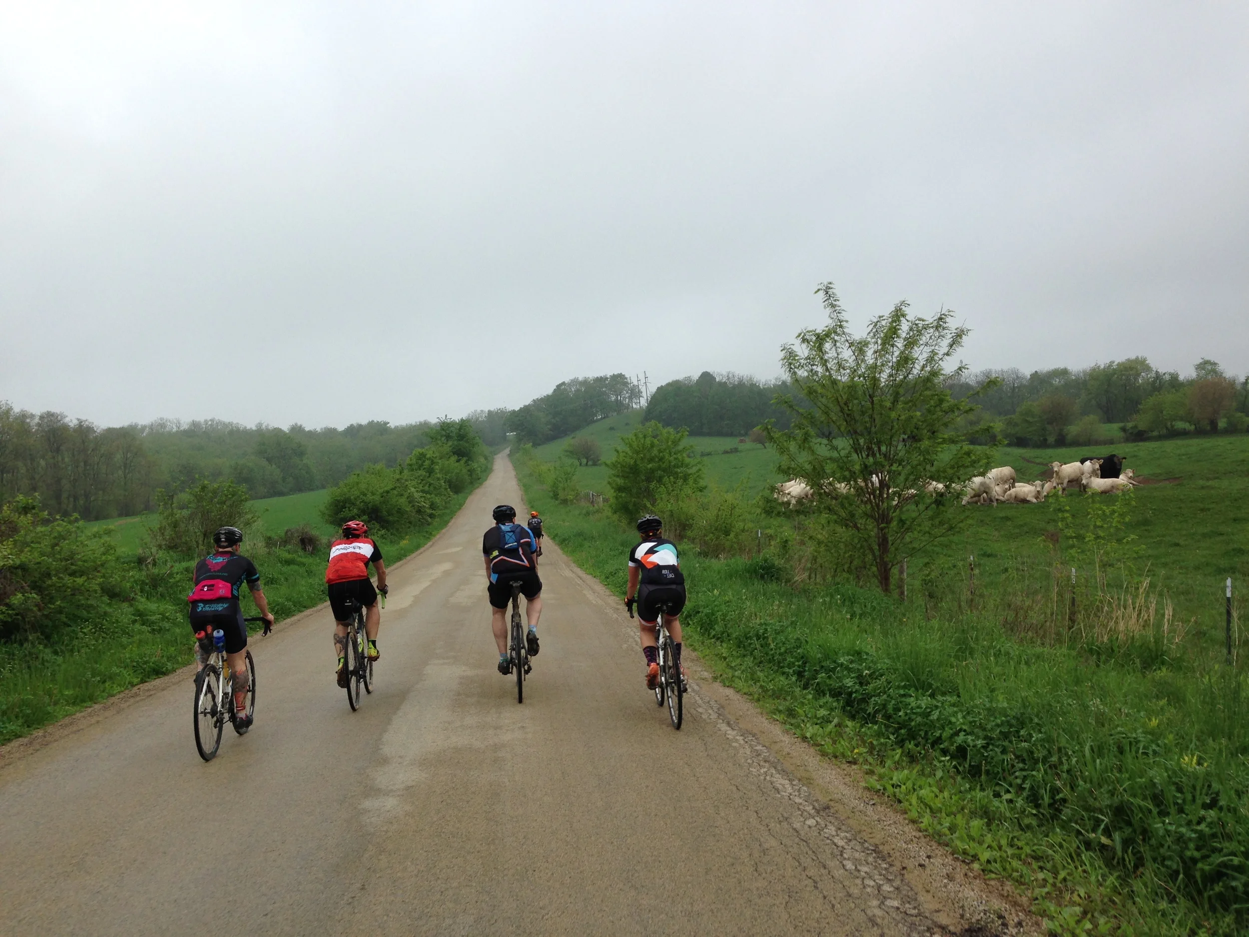 Kept missing rain...until the last 10 miles.