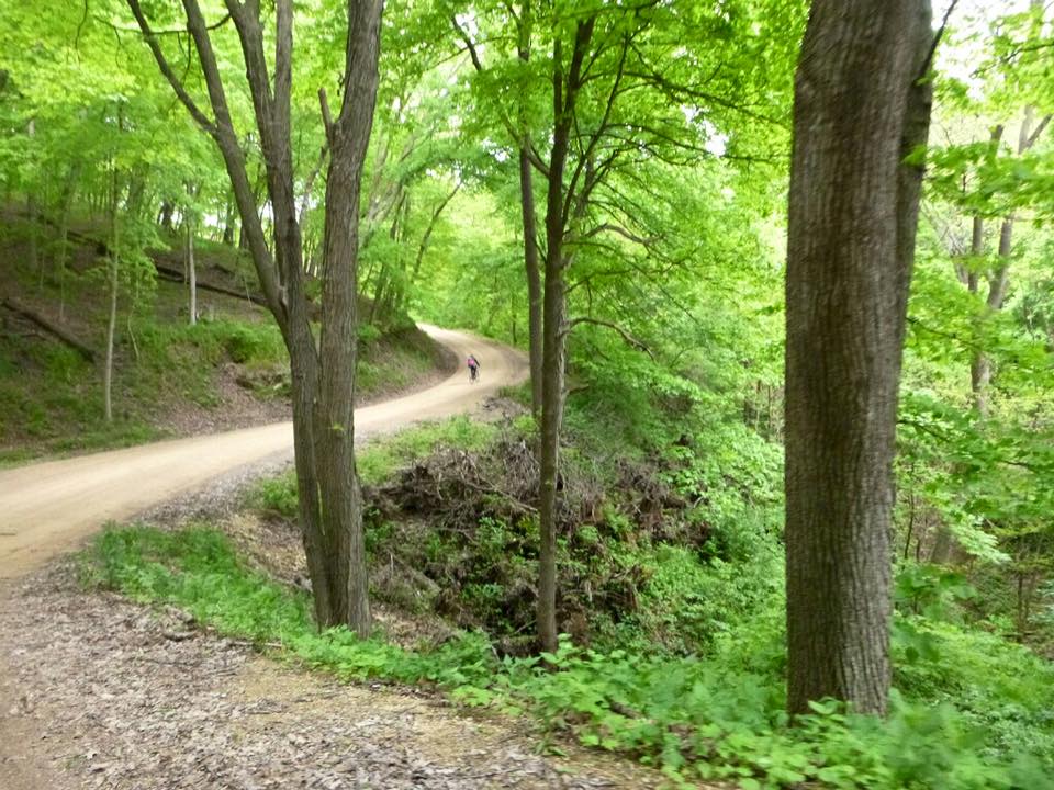 Best climb in the state, Chad's Climb.