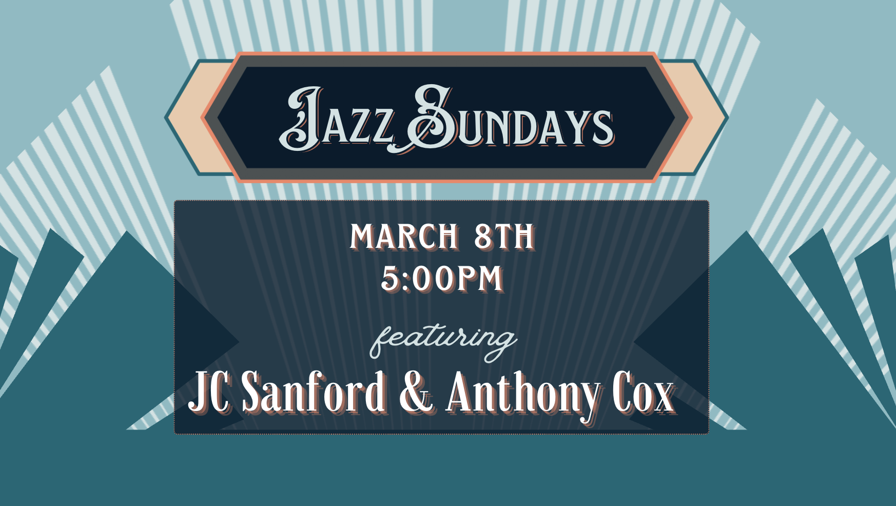  Jazz Sundays: JC Sanford &amp; Anthony Cox