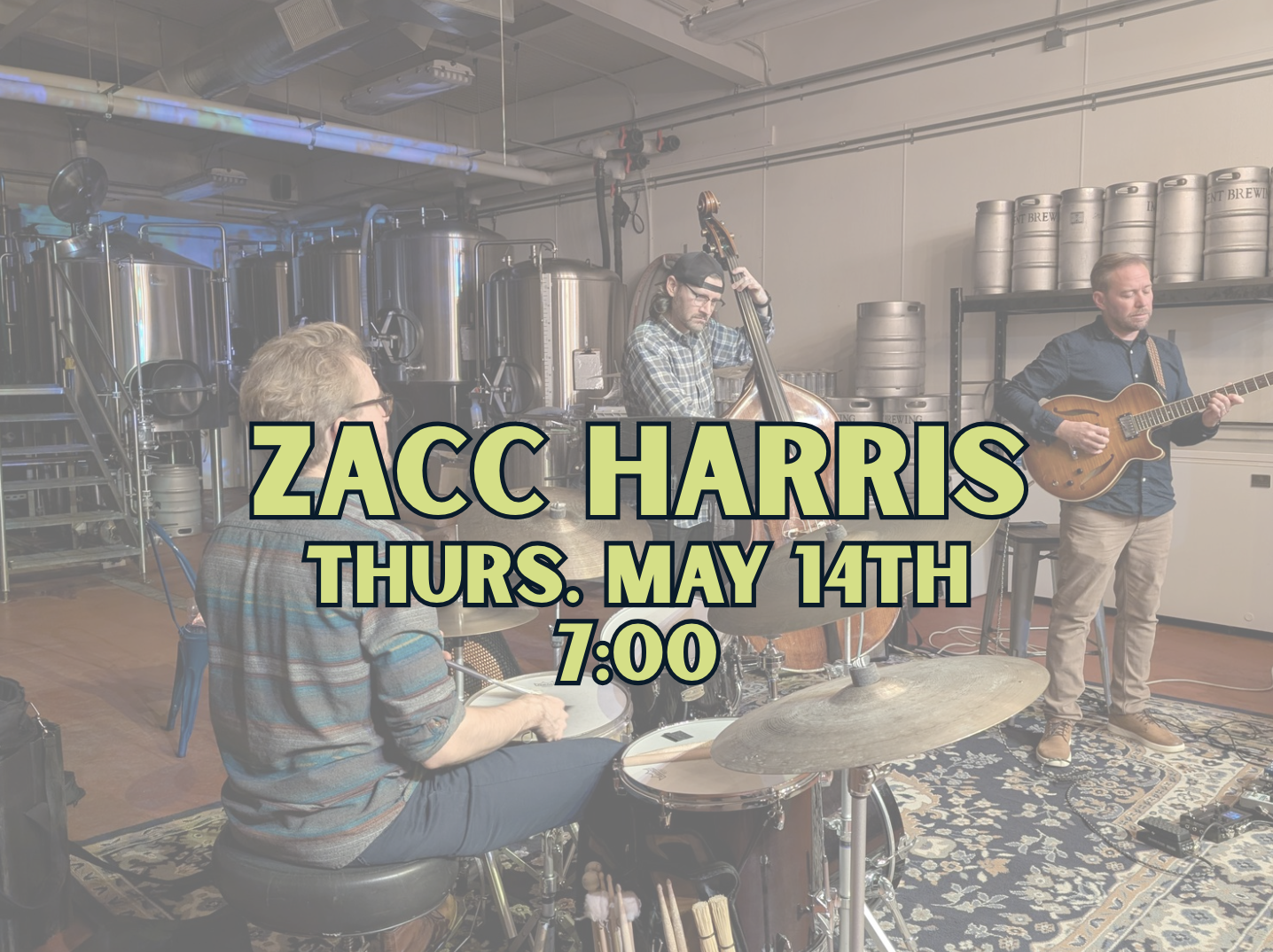 Live Music: Zacc Harris Trio