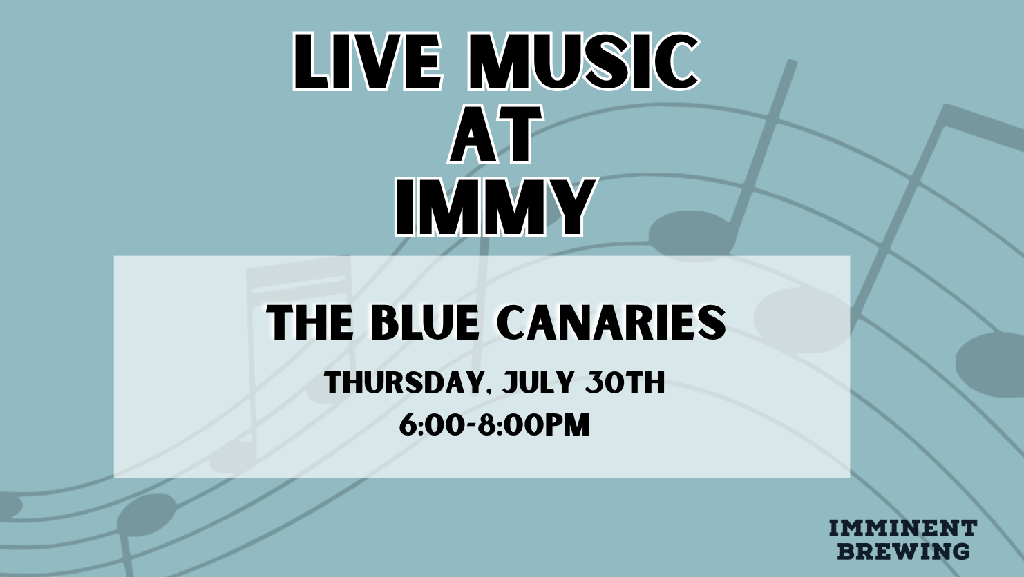 Live Music @ Immy: Blue Canaries