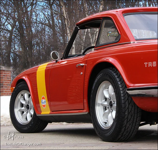 "Hobbes," my 1972 Triumph TR6 and companion.