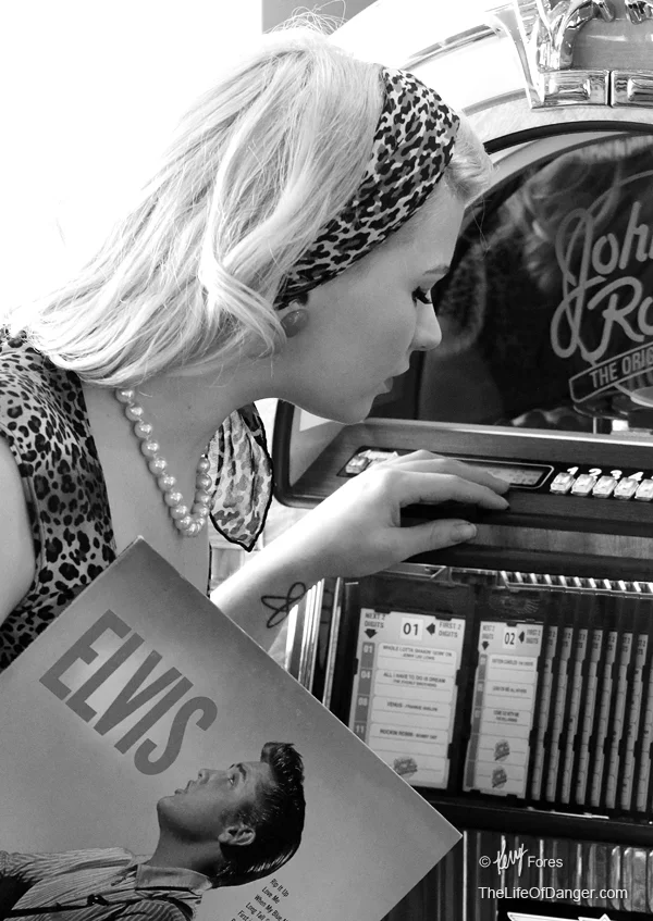 Choosing Her Favorite - B&W