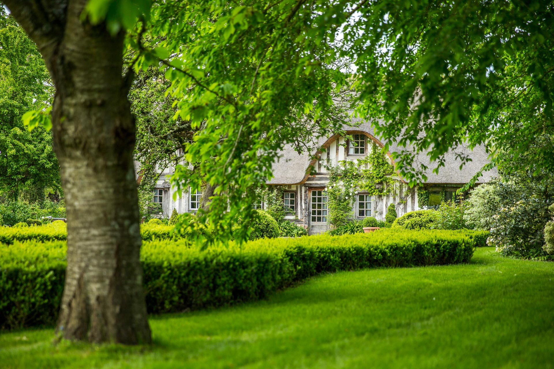 Le parc du Domaine d'Ablon en Normandie