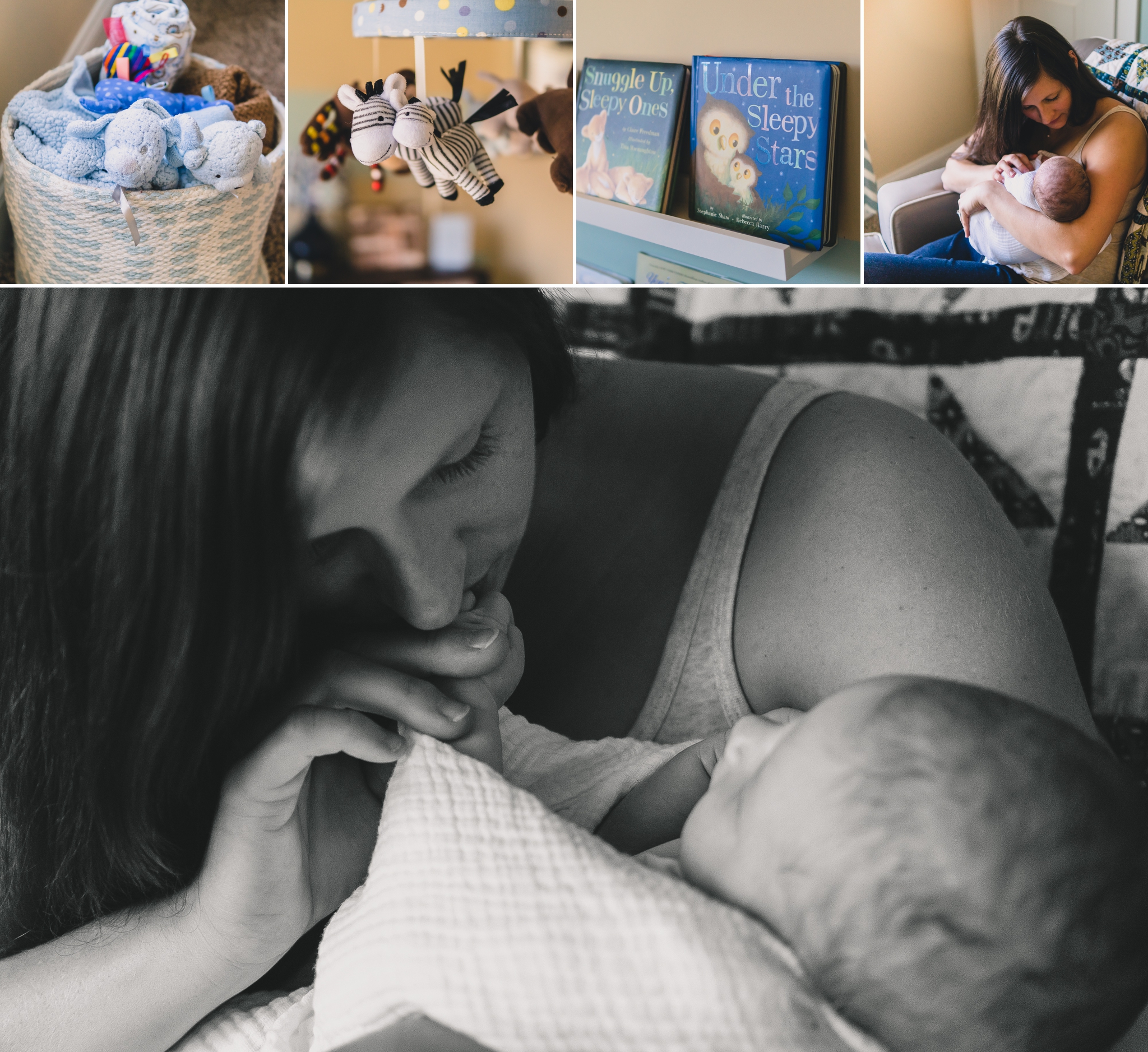 lifestyle family and newborn photographer in forest, va
