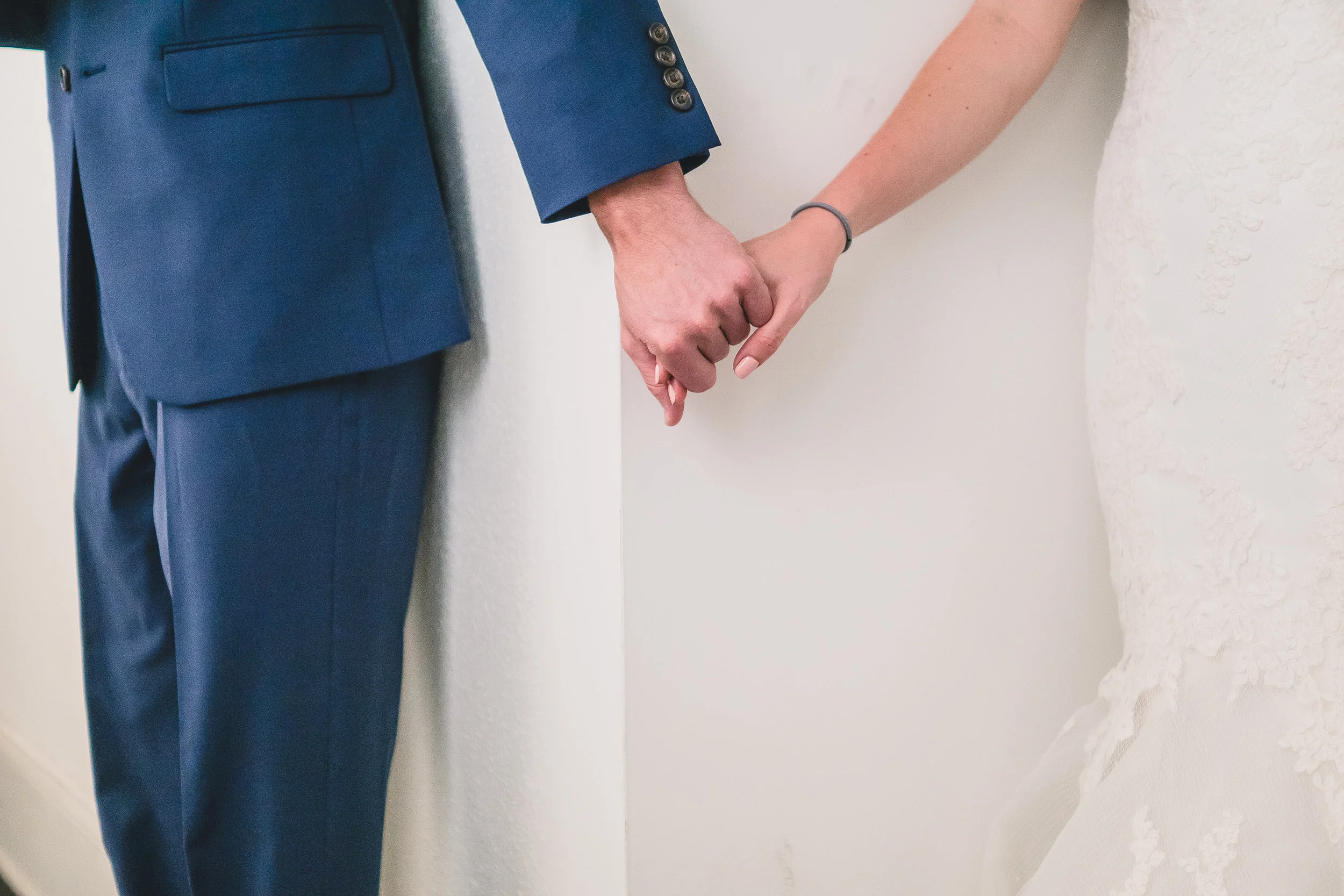  Laura &amp; Trevor's Wedding Day, Pt. II: First Look, No Peek | Lynchburg Wedding Photographers in Salisbury, NC