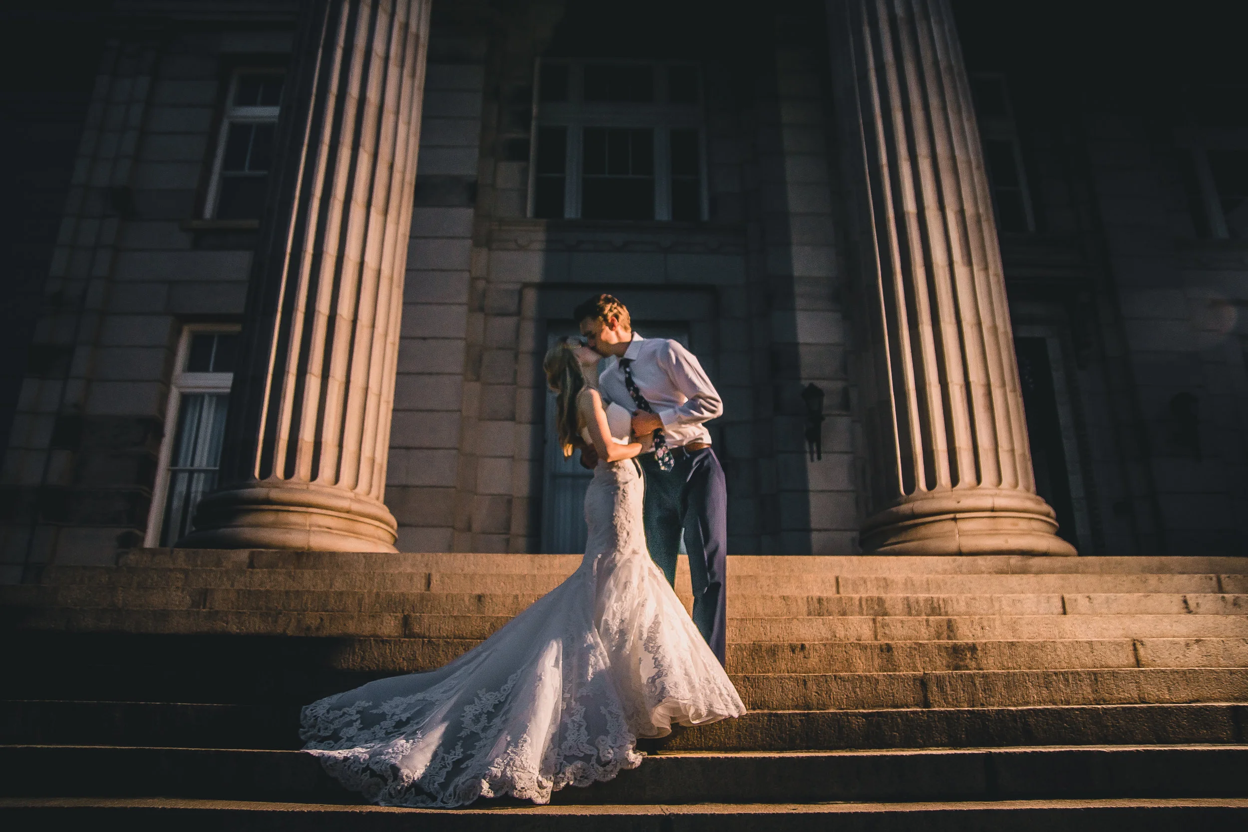Laura &amp; Trevor's Wedding Day, Pt. V: Bride &amp; Groom Portraits | Lynchburg Wedding Photographers in Salisbury, NC