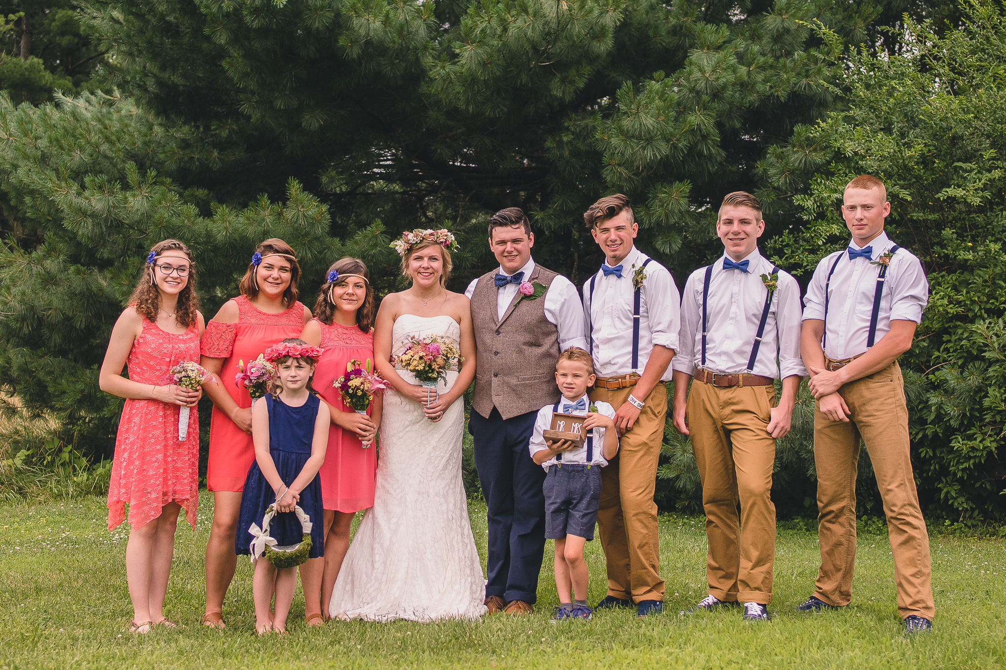 rustic backyard wedding lynchburg va by jonathan hannah photography