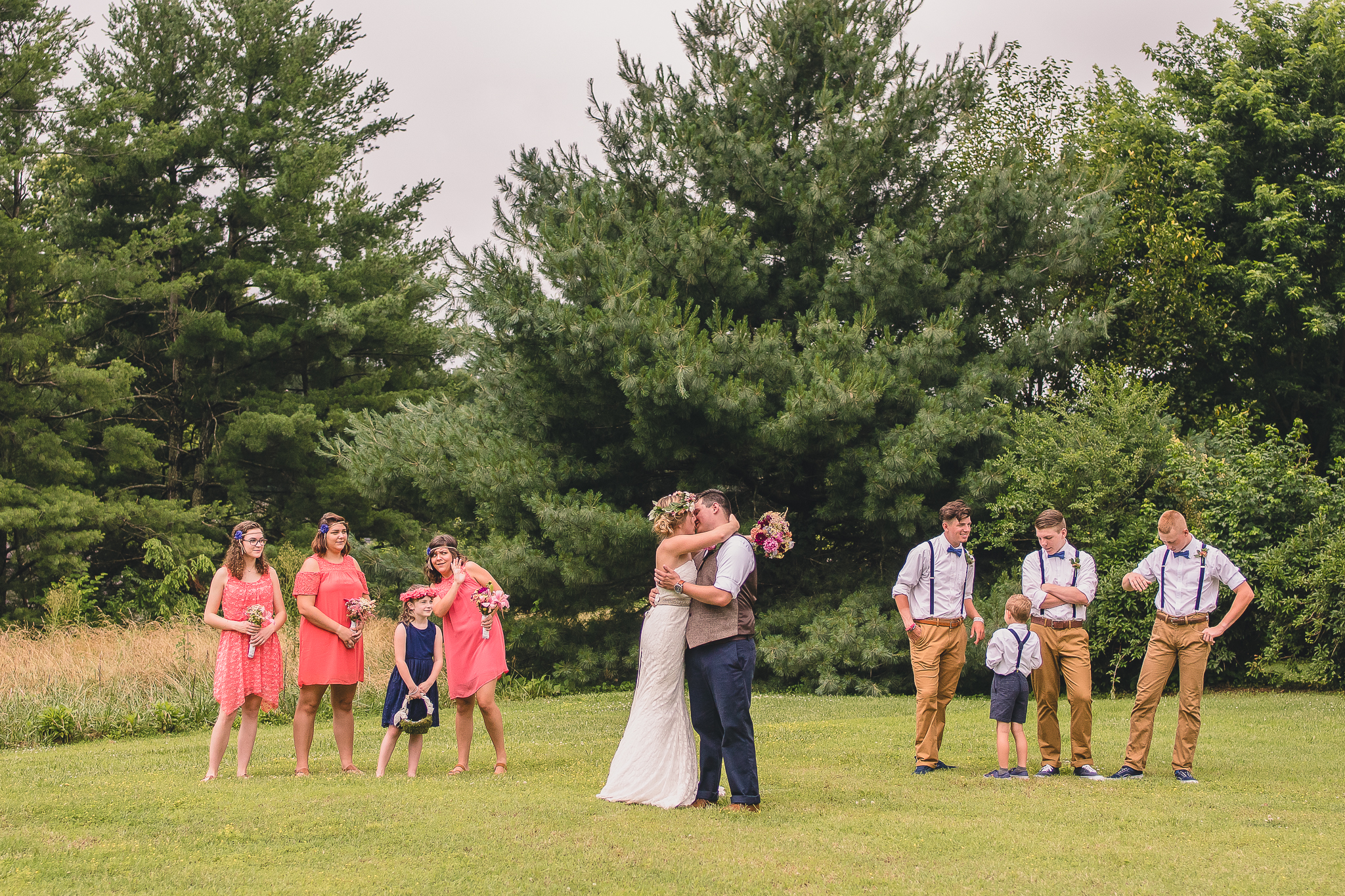 rustic backyard wedding lynchburg va by jonathan hannah photography
