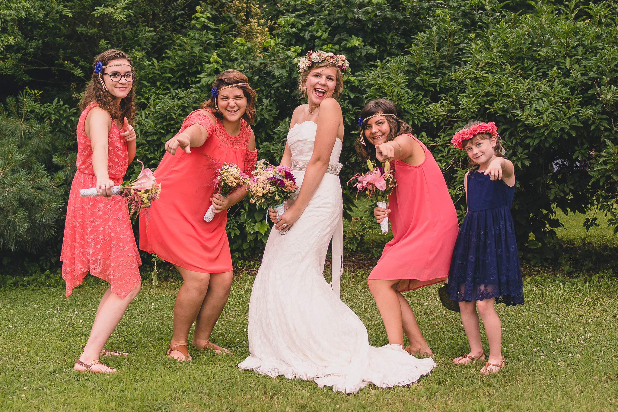 rustic backyard wedding lynchburg va by jonathan hannah photography