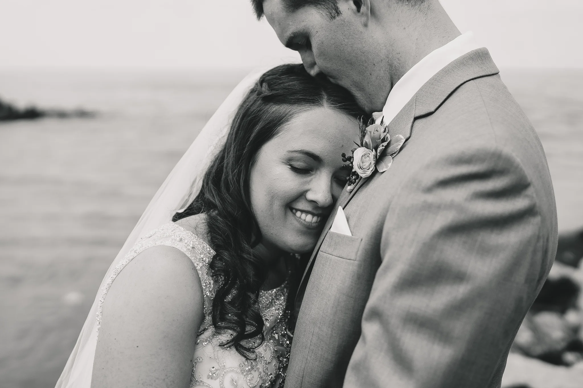 Derrick &amp; Leah's Elegant Waterfront Wedding, Pt. III: Bride &amp; Groom Portraits | Lynchburg Wedding Photographers at Silver Swan Bayside, Maryland