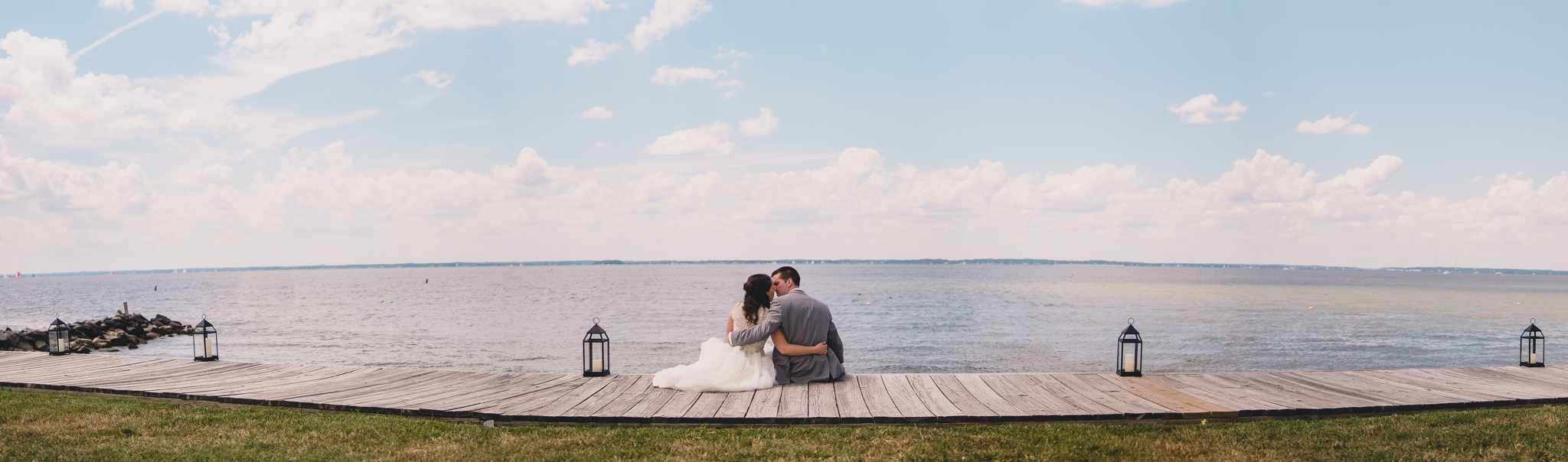 chesapeake bay wedding at silver swan bayside on kent island maryland by jonathan hannah photography