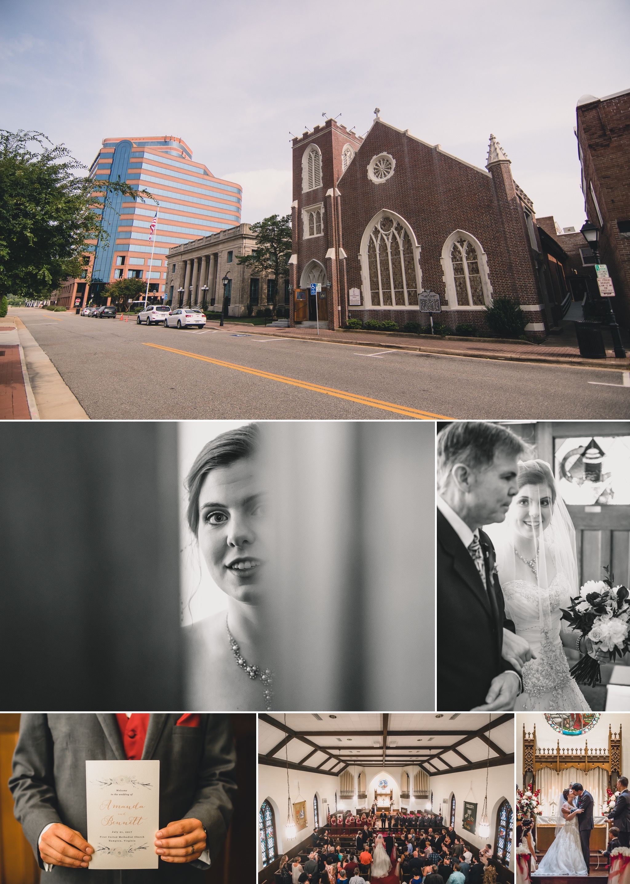 fairytale downtown wedding at the historic post office in hampton virginia by jonathan hannah photography
