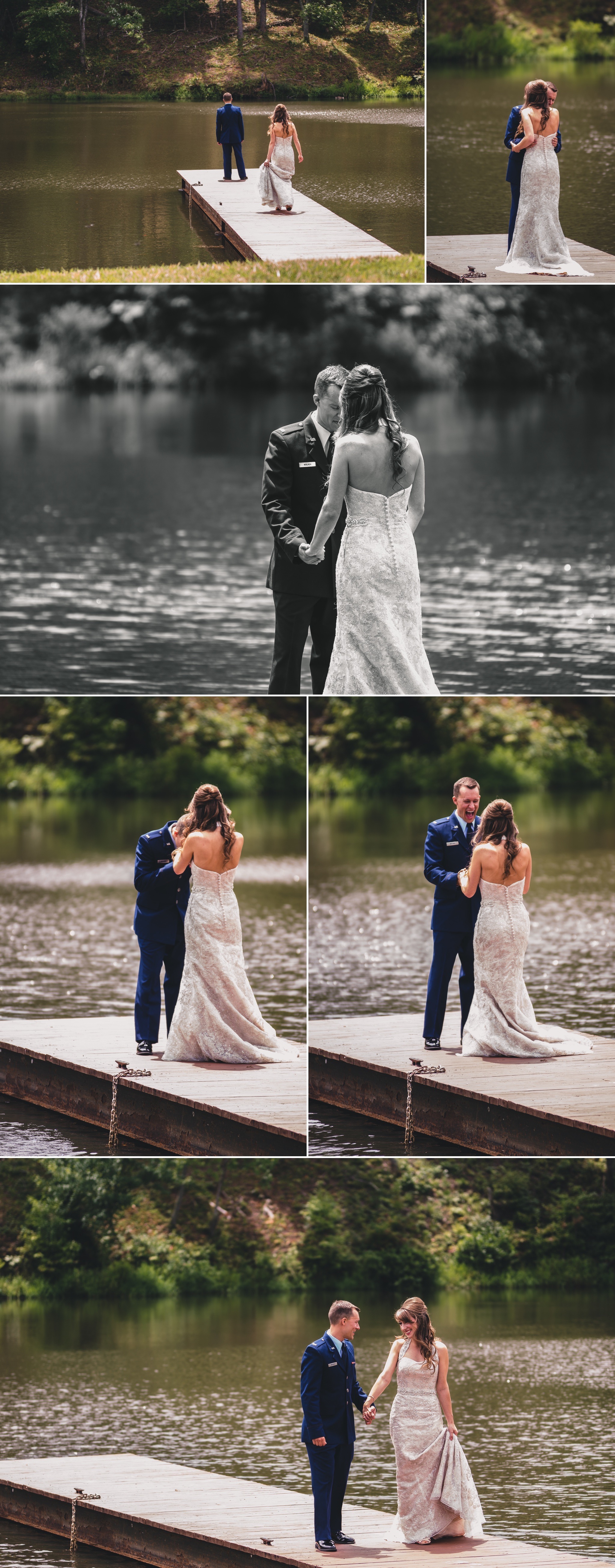 military wedding in blush pink and navy at mead lake lodge in rustburg virginia by jonathan hannah photography