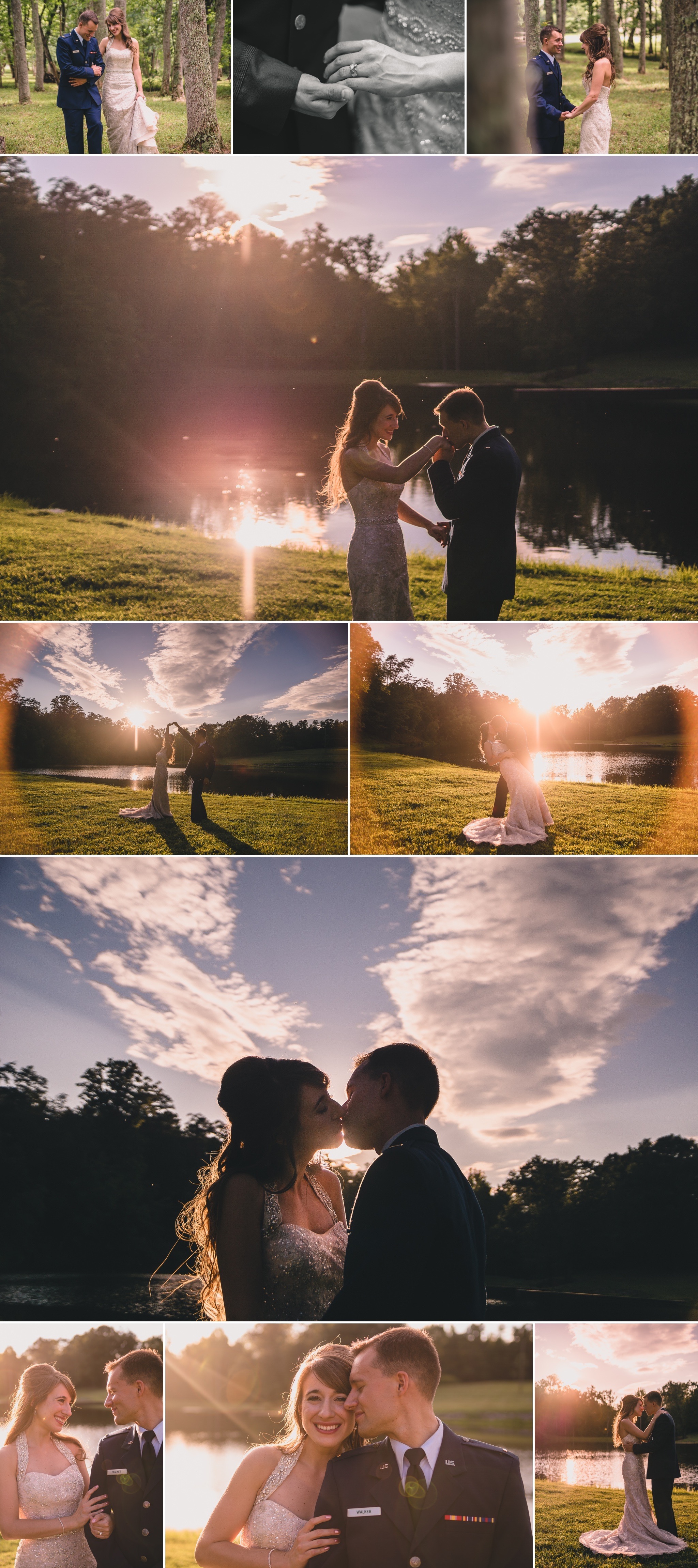 military wedding in blush pink and navy at mead lake lodge rustburg virginia by jonathan hannah photography