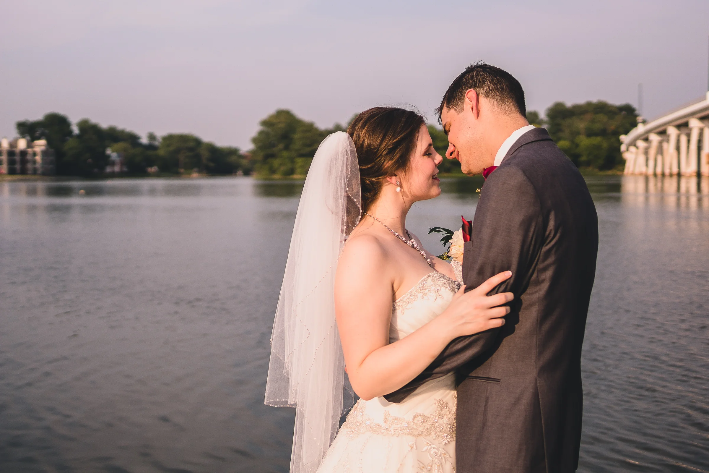 Bennett &amp; Amanda's Downtown Fairytale Wedding, Pt. III: Their First Portraits | Lynchburg Wedding Photographers in Hampton, Virginia