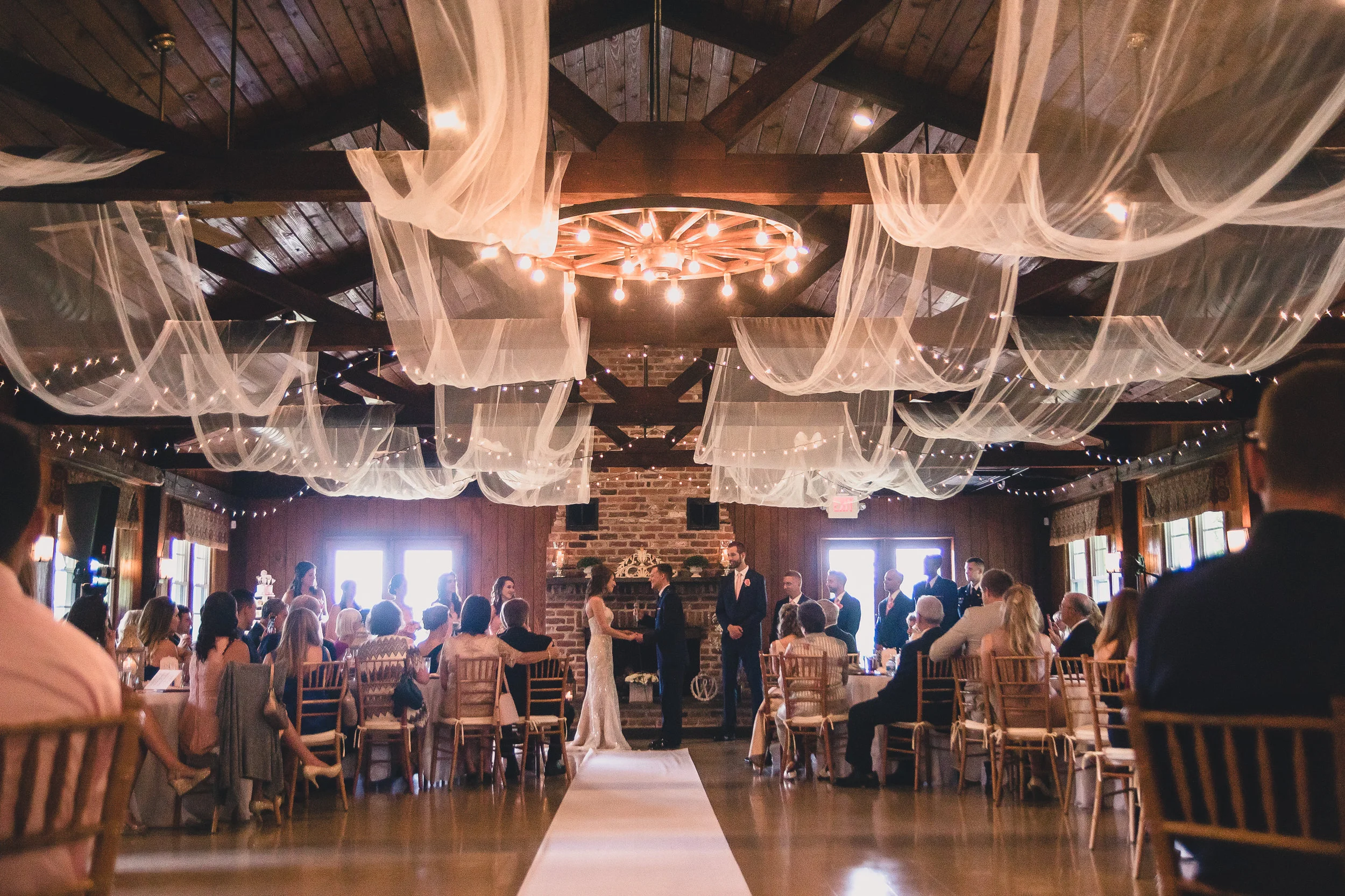 Caleb &amp; Christina's Timeless Military Wedding, Pt. III: The Ceremony | Lynchburg Wedding Photographers at Mead Lake Lodge in Rustburg, VA