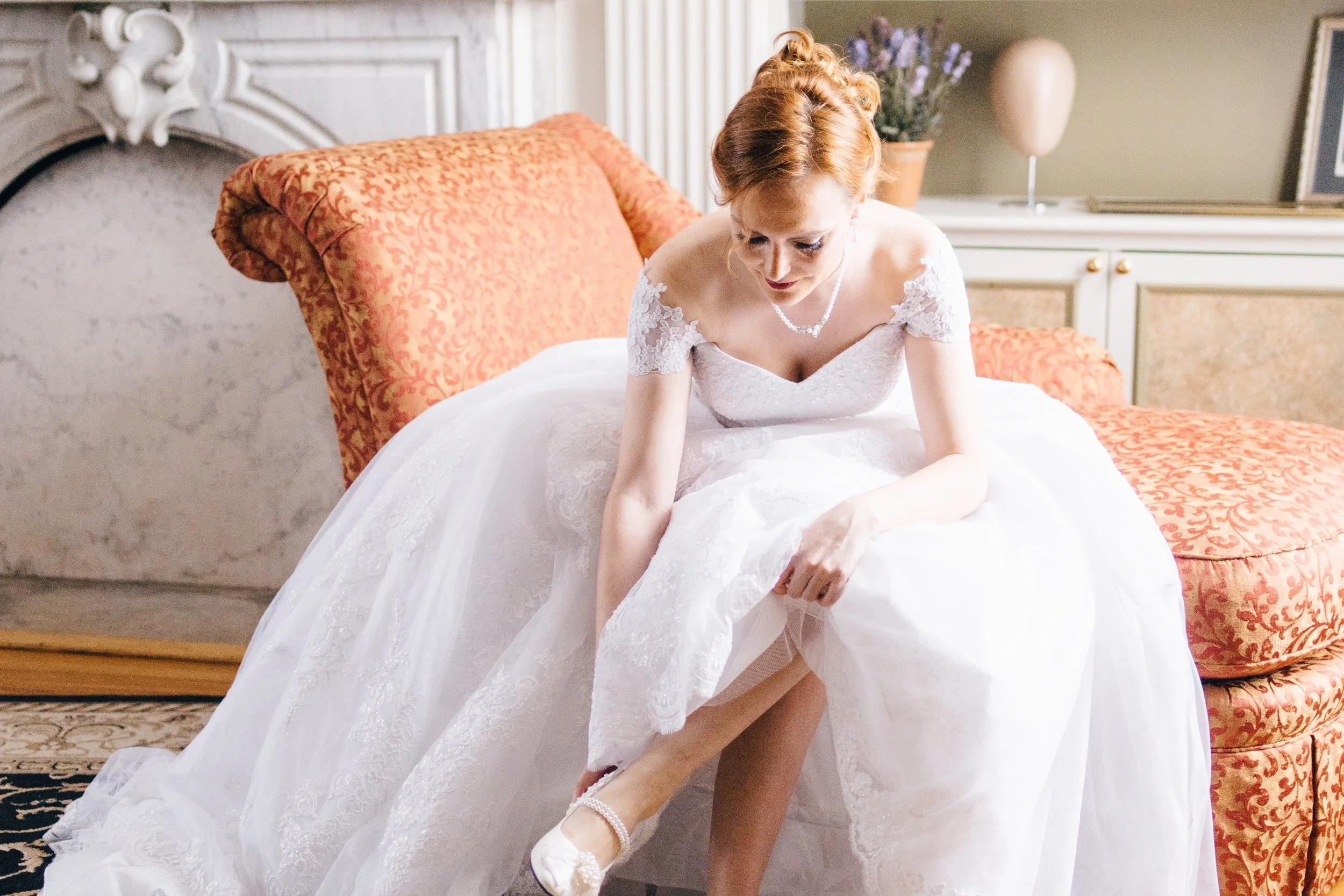 Scott &amp; Brynn's Winter Estate Wedding, Pt. I: Getting Ready &amp; First Look | Virginia Wedding Photographers at Whitehall Estate in Bluemont, VA