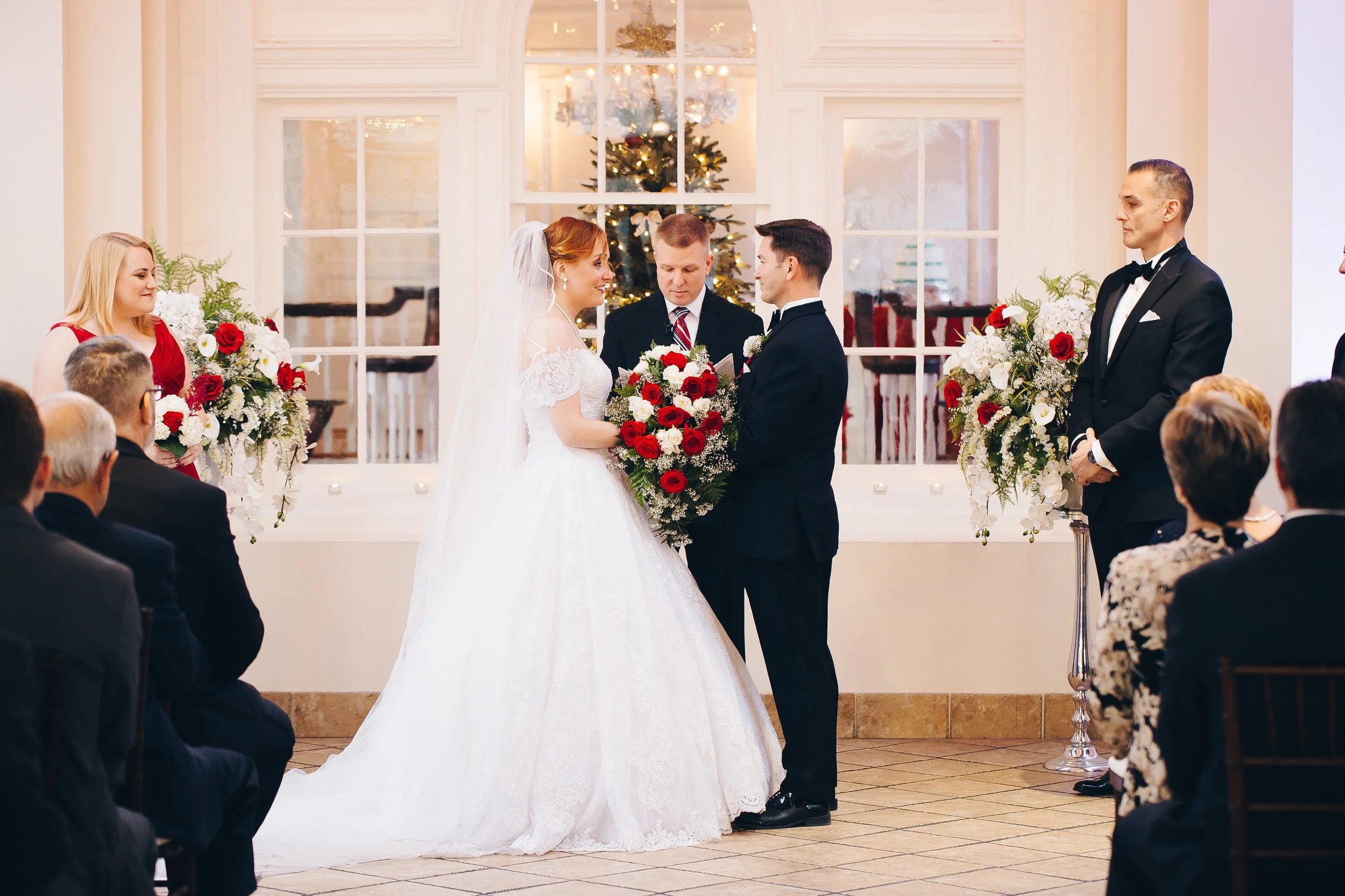 Scott &amp; Brynn's Winter Estate Wedding, Pt. II: The Ceremony | Virginia Wedding Photographers at Whitehall Estate in Bluemont, VA