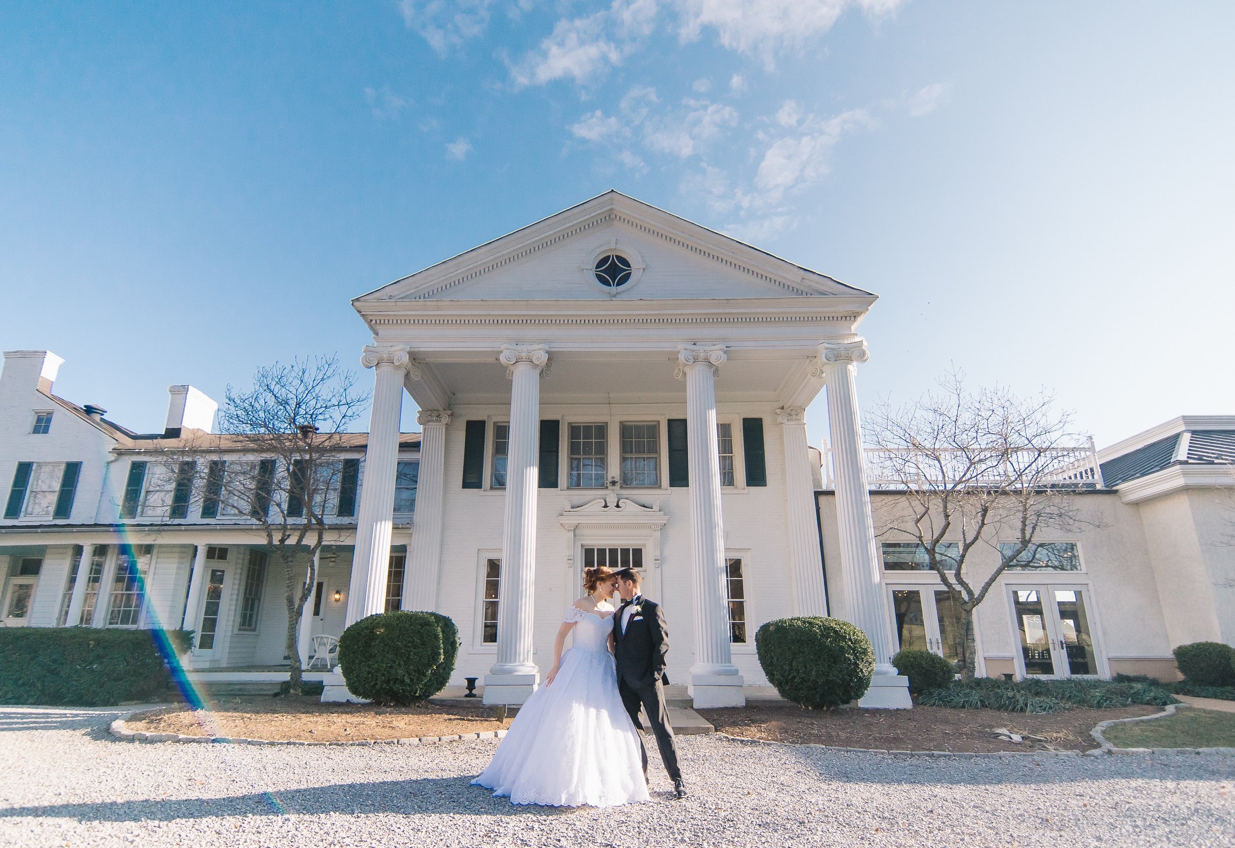 Scott &amp; Brynn's Winter Estate Wedding, Pt. III: The Portraits | Virginia Wedding Photographers at Whitehall Estate in Bluemont, VA