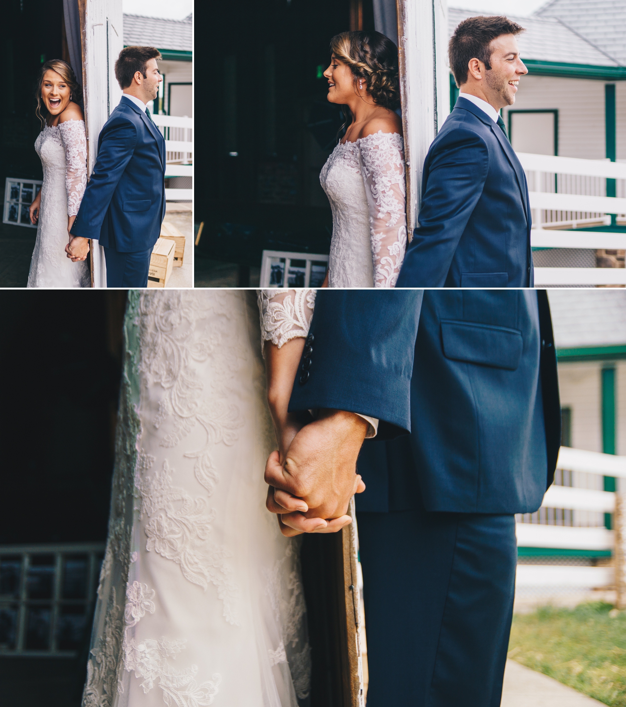 rustic chic apple orchard wedding at round barn pennsylvania by jonathan hannah photography