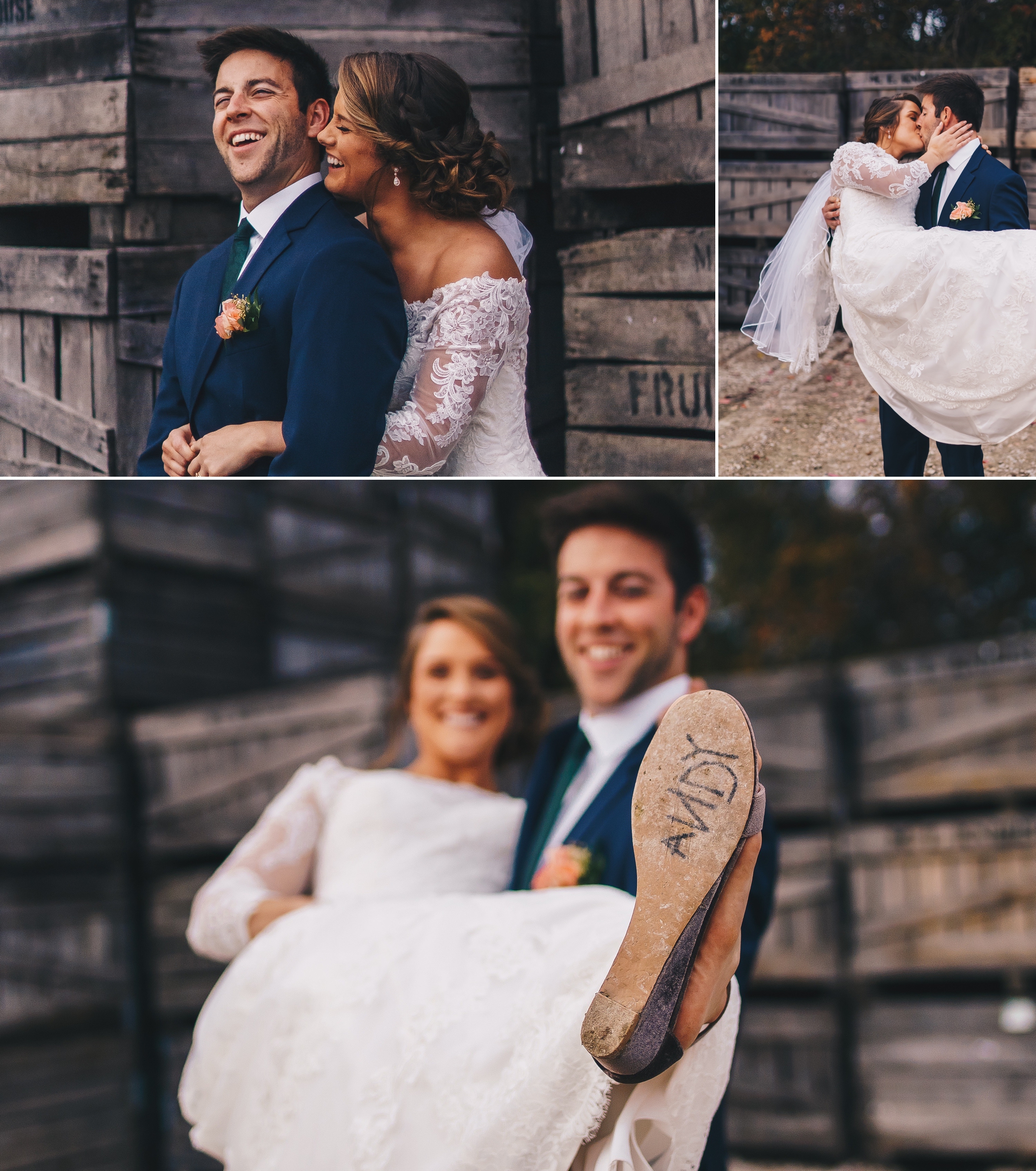 shabby chic rustic apple orchard wedding at historic round barn in gettysburg pa by jonathan hannah photography