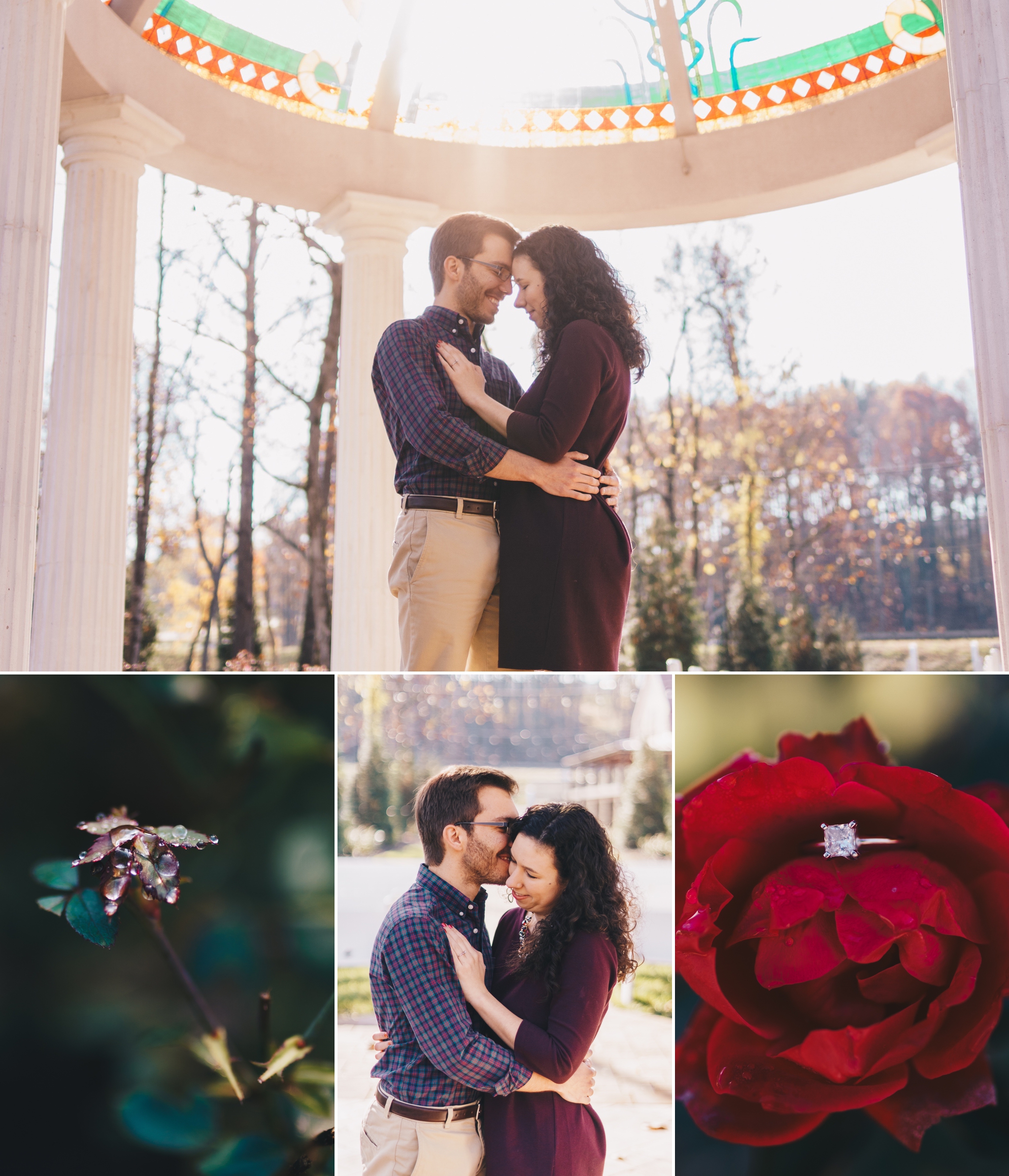 simple elegant fun engagement session at bella rose plantation lynchburg va by jonathan hannah photography
