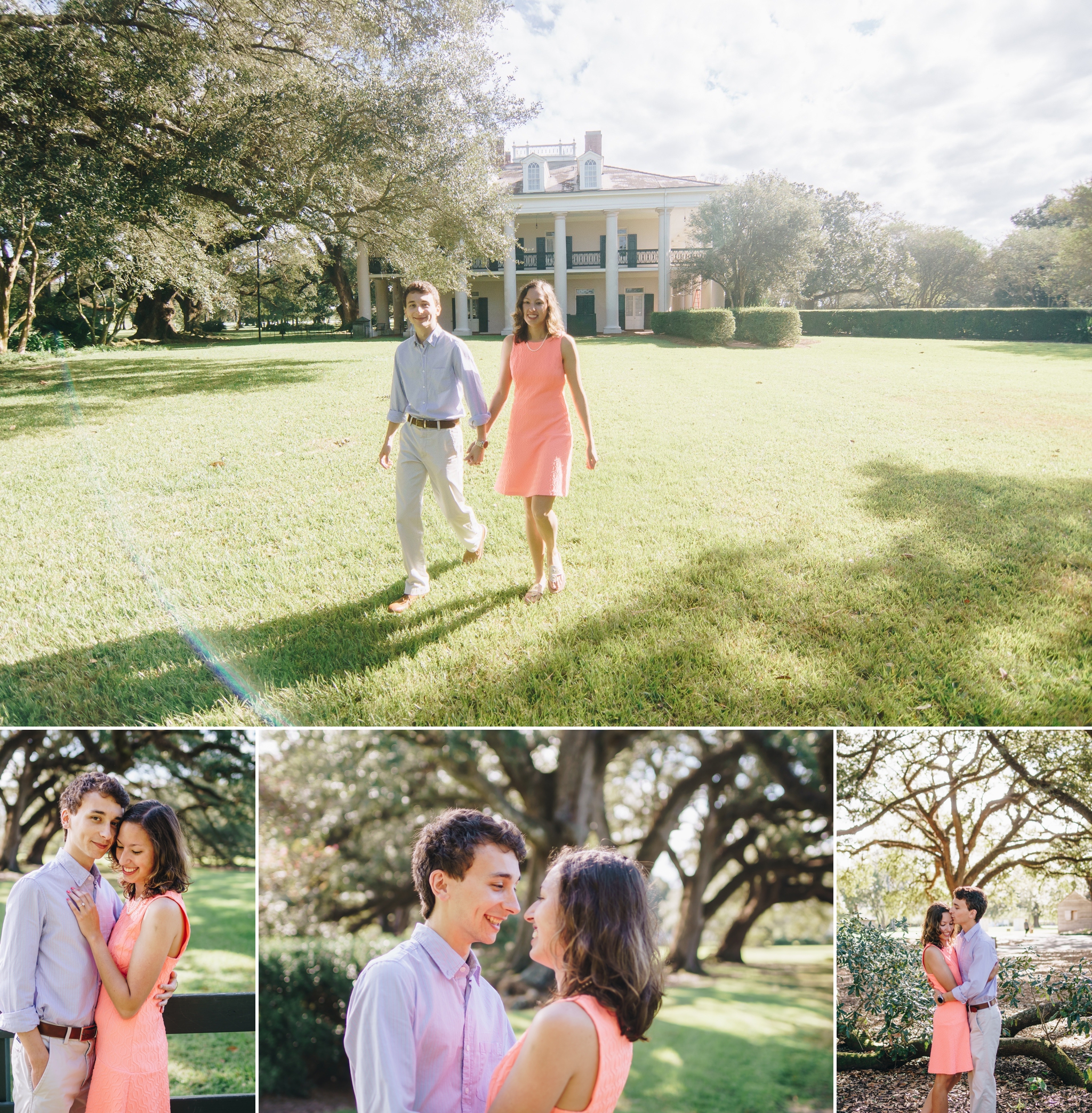 destination engagement session at oak alley plantation new orleans louisiana by jonathan hannah photography