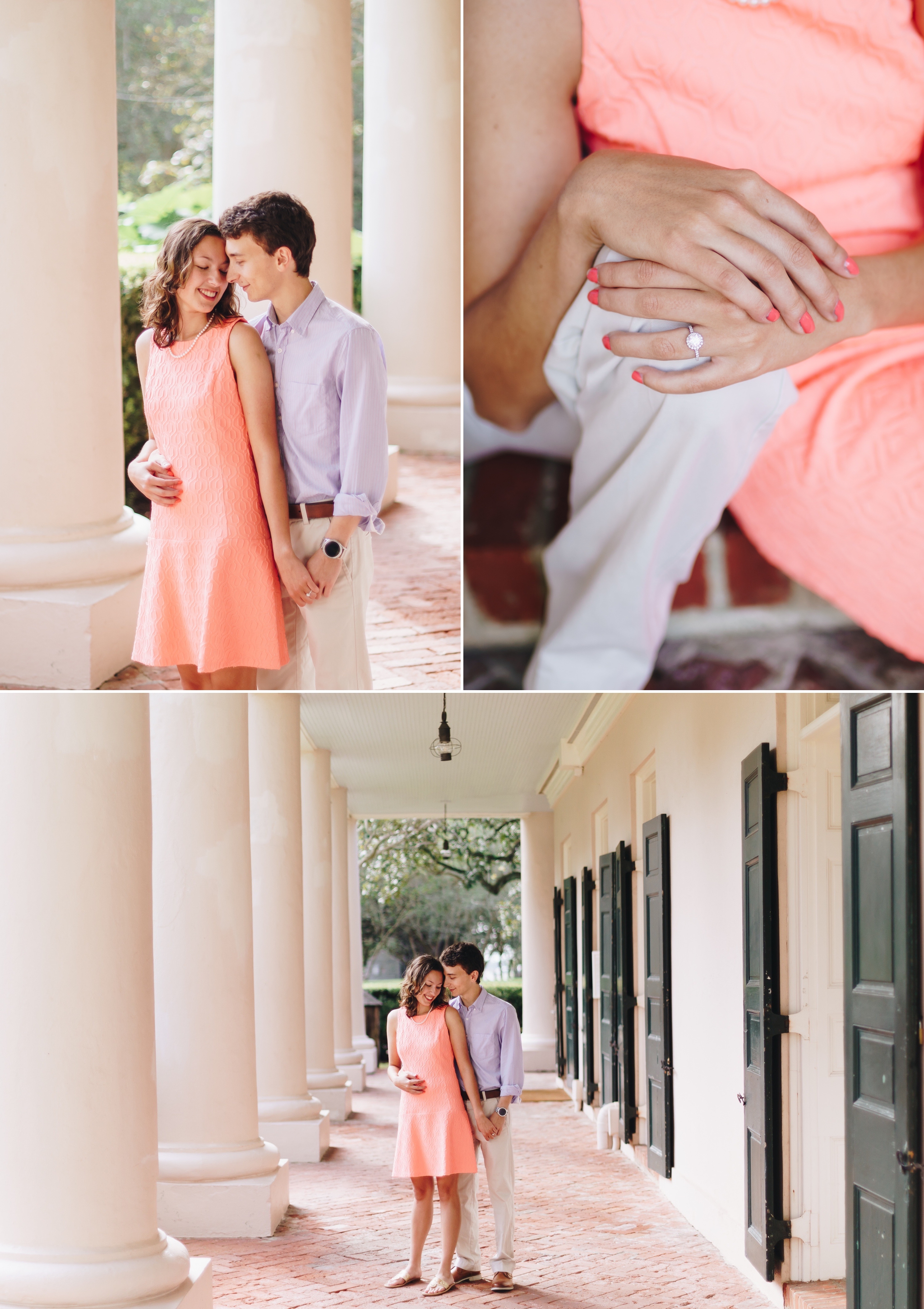 destination engagement session at oak alley plantation new orleans louisiana by jonathan hannah photography